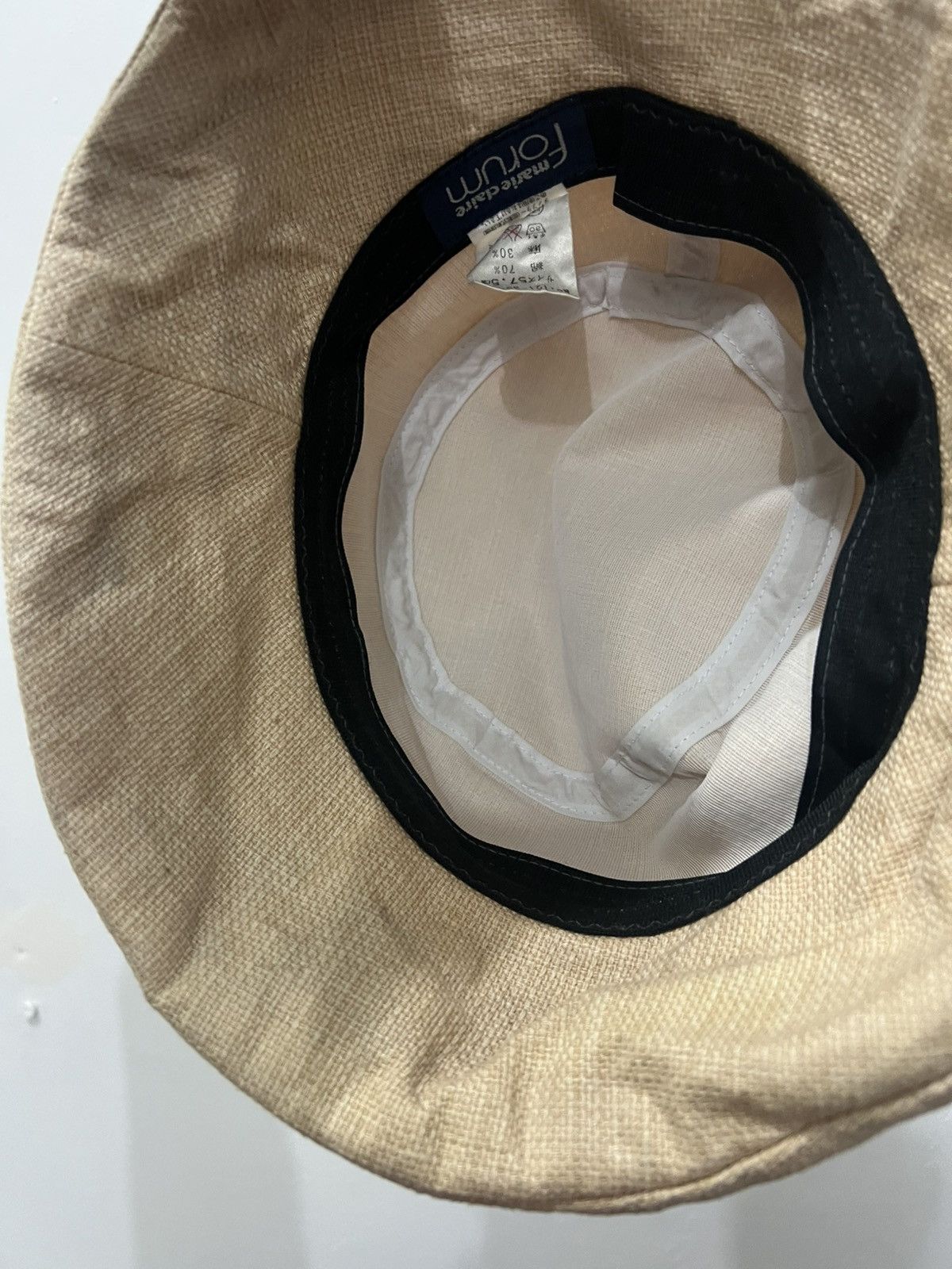 Japanese Brand Marie Clarie Forum Japan Bucket Hat Size ONE SIZE - 10 Thumbnail
