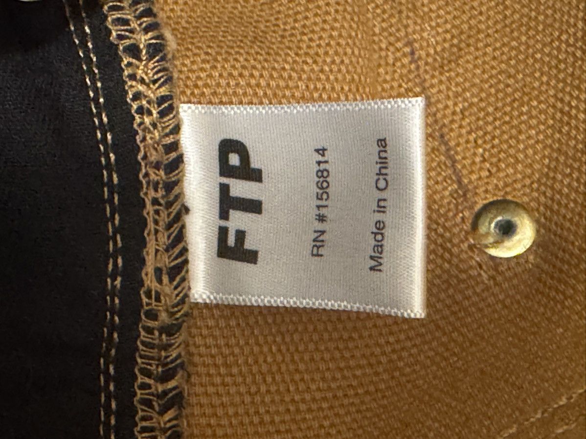 Fuck The Population FTP Embossed Logo Work Pants – Brown Size US 36 / EU 52 - 6 Thumbnail