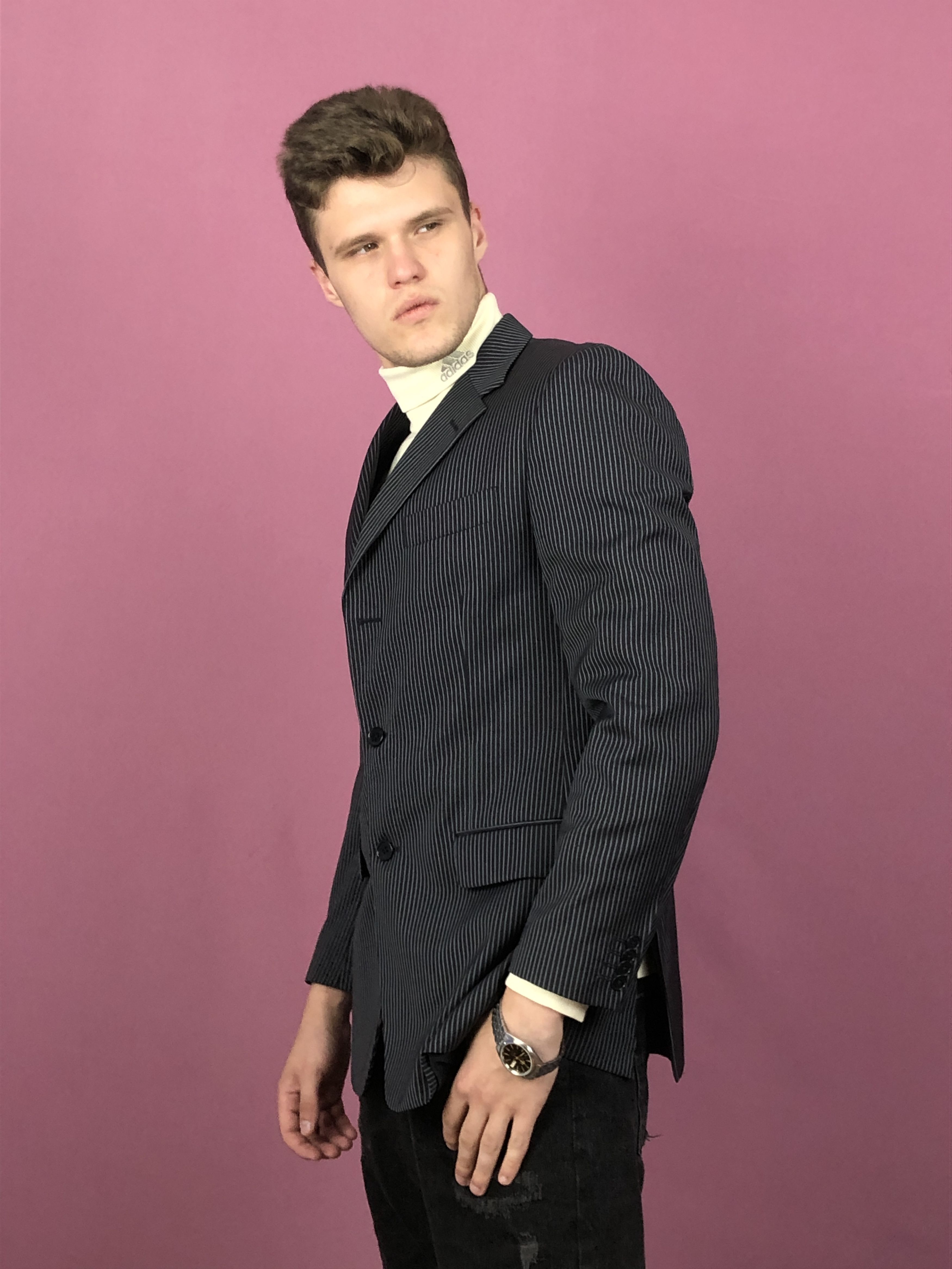 Ferre × Gianfranco Ferre Gainfranco Ferre Vintage Men's Suit Blazer Wool Jacket Size 50R - 2 Thumbnail