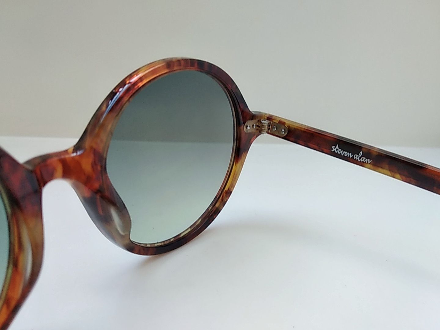 Other Handmade Brown Acetate Round Sunglasses Frame IVY LEAGUE Size ONE SIZE - 4 Thumbnail