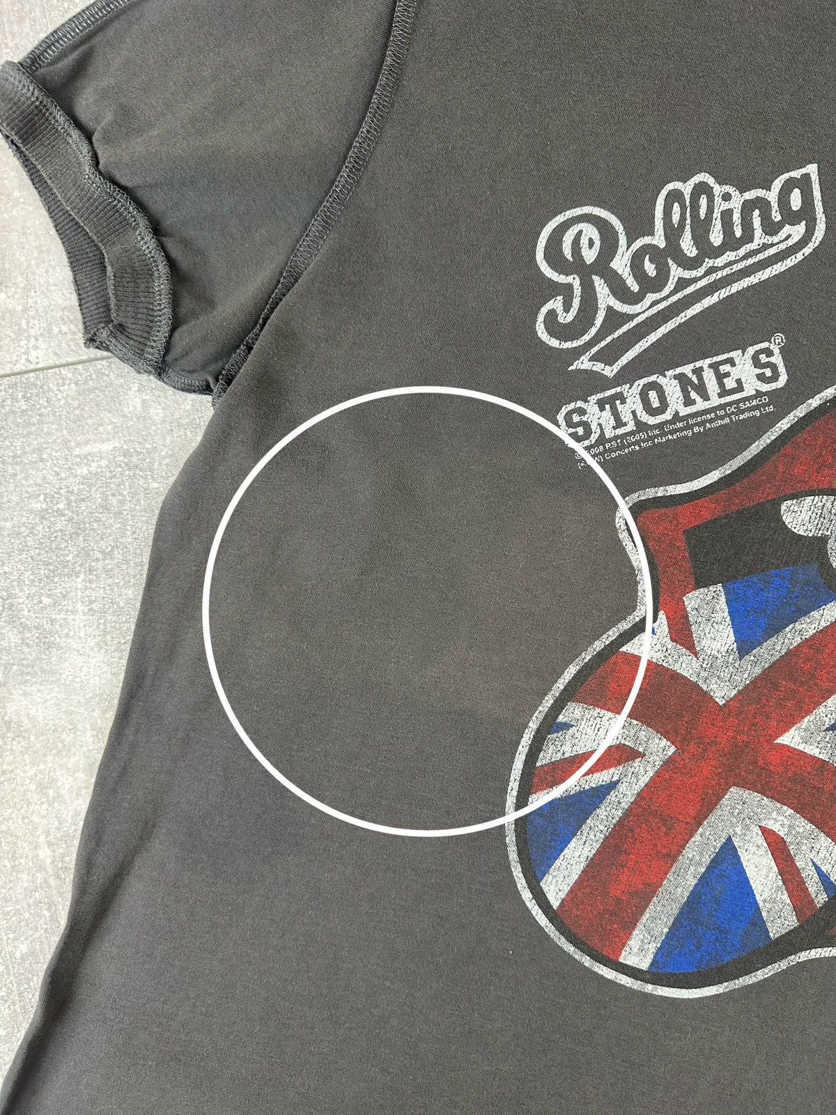 Amplified Amplified Rolling Stones 2008 Inside Out Crop T-Shirt Rock Size US M / EU 48-50 / 2 - 9 Thumbnail