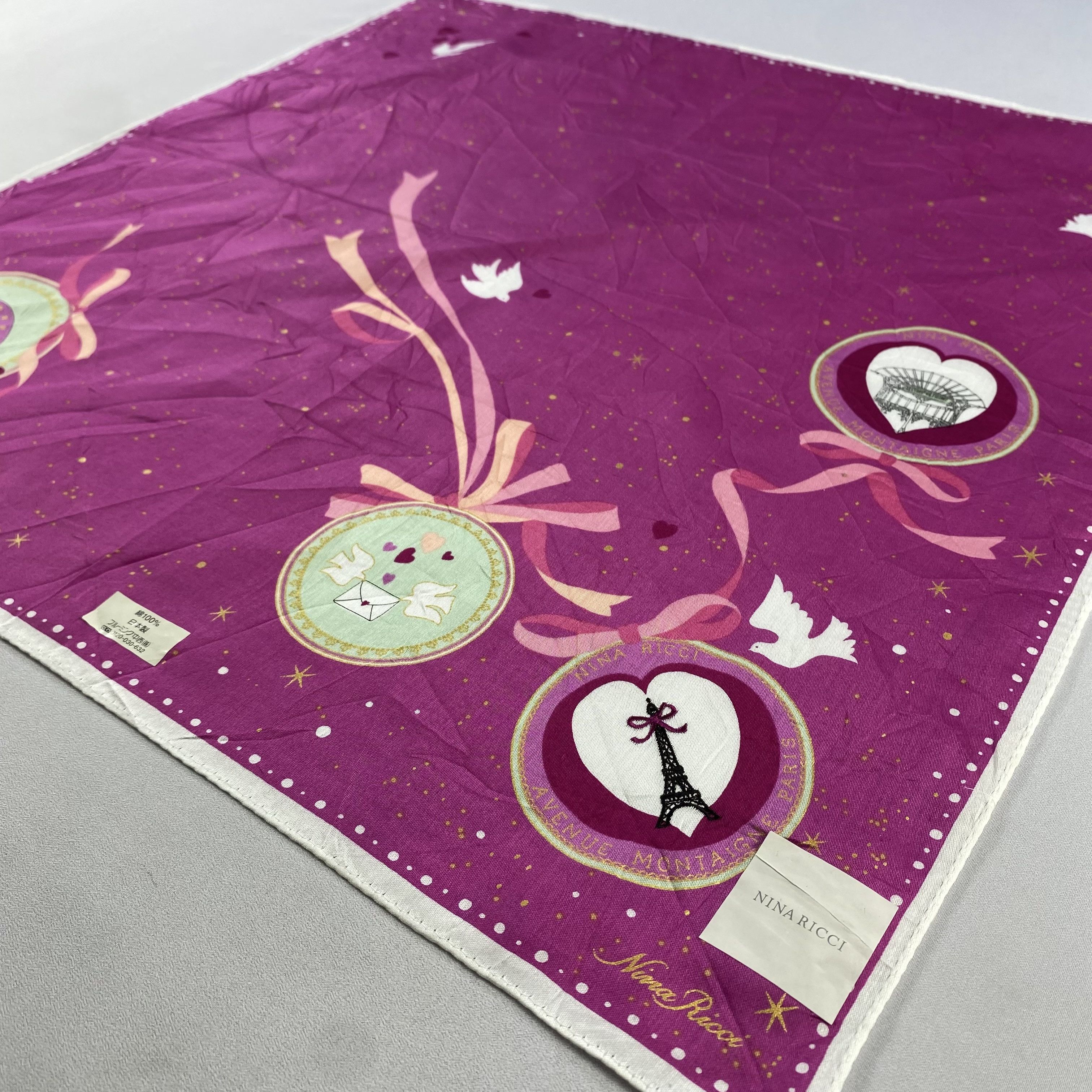 Vintage Nina Ricci Bandana/ Handkerchief / Neckerchief Size ONE SIZE - 4 Thumbnail