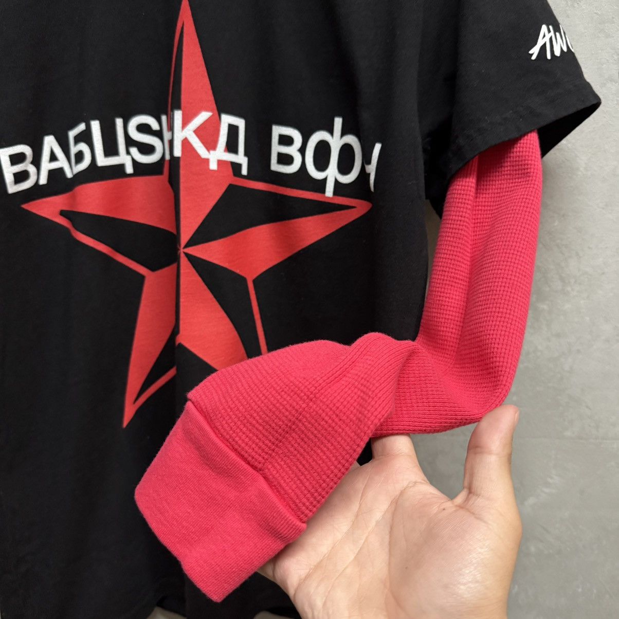 A$AP Rocky A$AP Rocky AWGE "Don't Be Dumb" Babushka Twofer L/S tee Size US S / EU 44-46 / 1 - 5 Thumbnail
