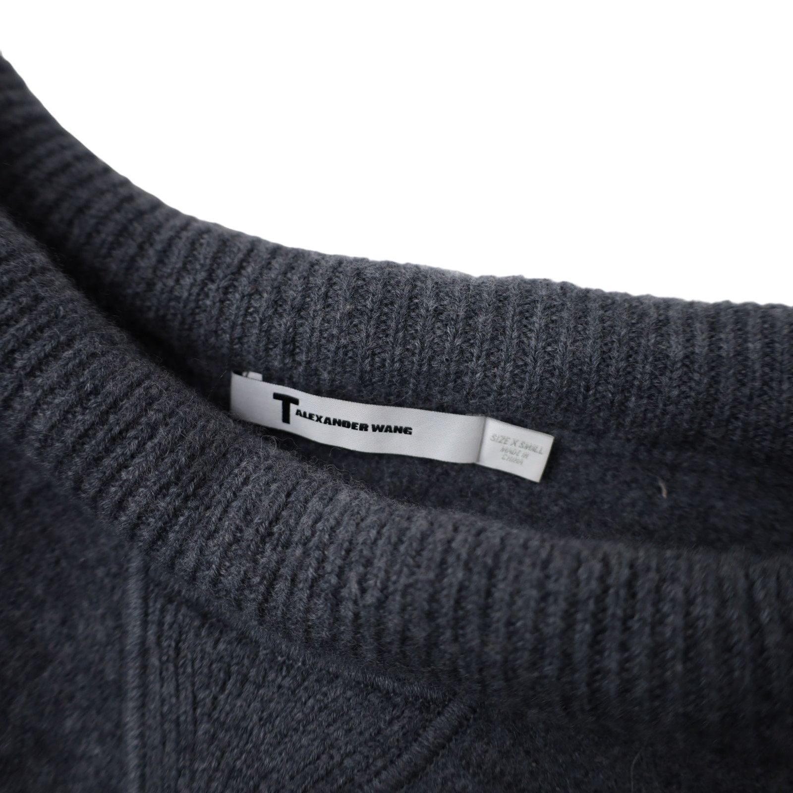 T by Alexander Wang Alexander Wang Chunky Crop Wool Sweater Size XS / US 0-2 / IT 36-38 - 4 Thumbnail