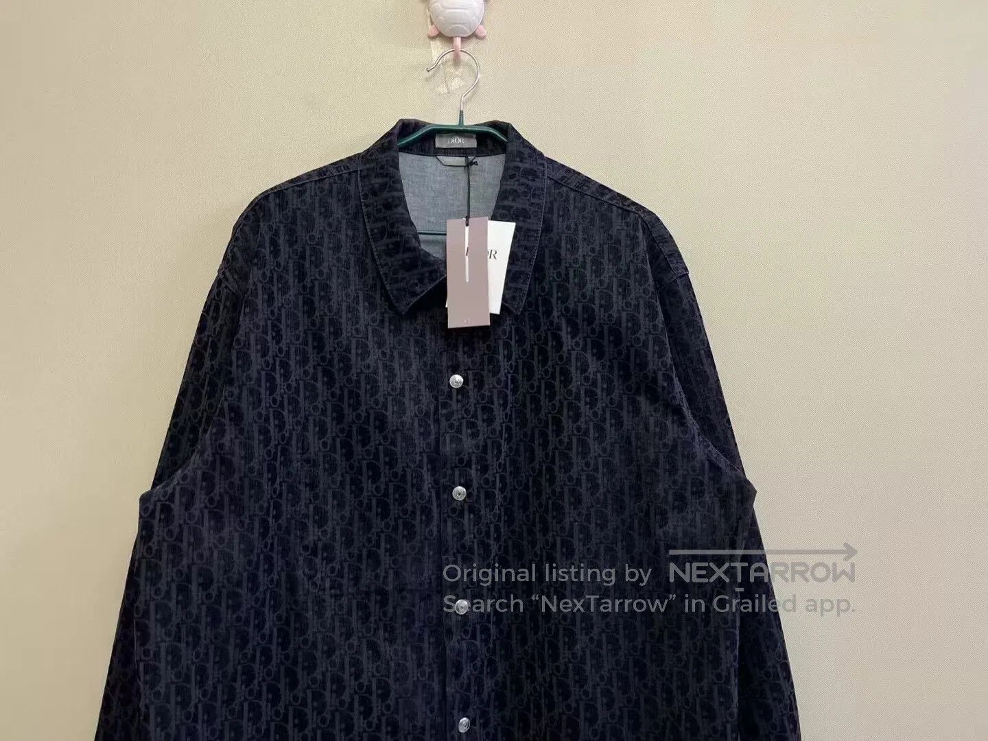Dior dior black suede logo denim jacket. Size US L / EU 52-54 / 3 - 2 Thumbnail