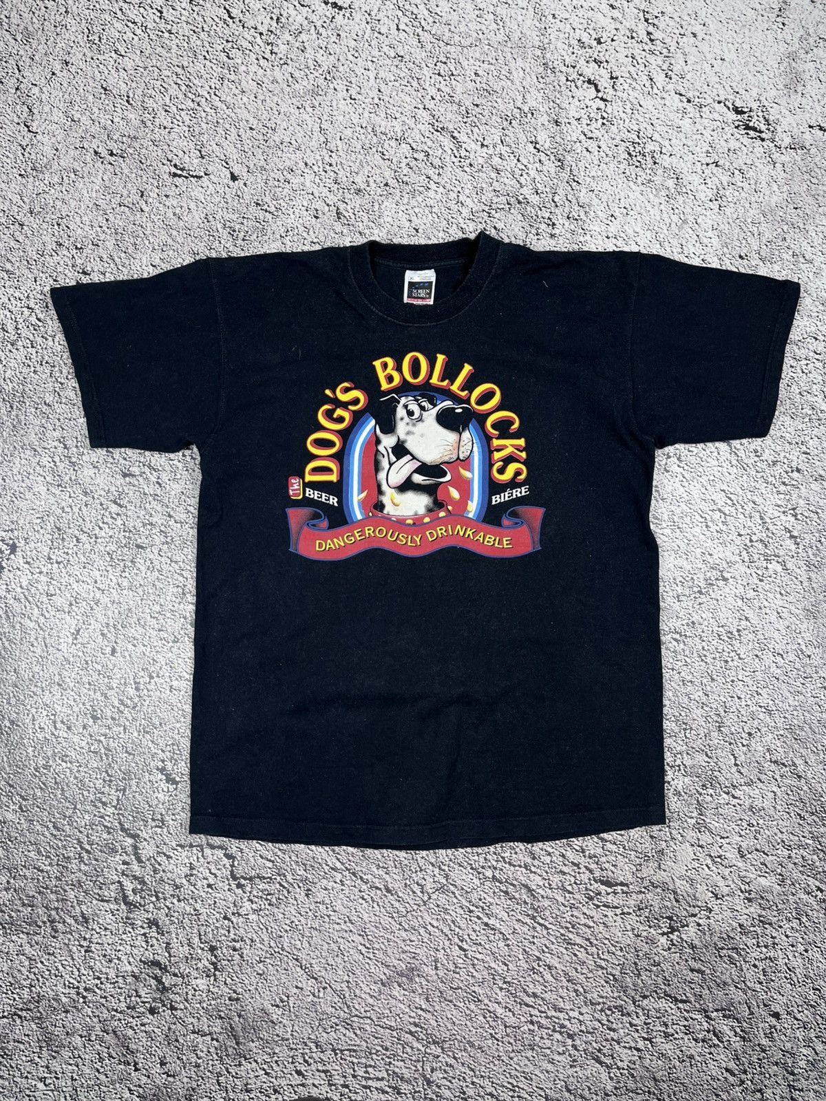 Vintage Vintage Humor Dog Star Screen Beer Logo T Shirt Size XL Size US XL / EU 56 / 4 - 1 Thumbnail