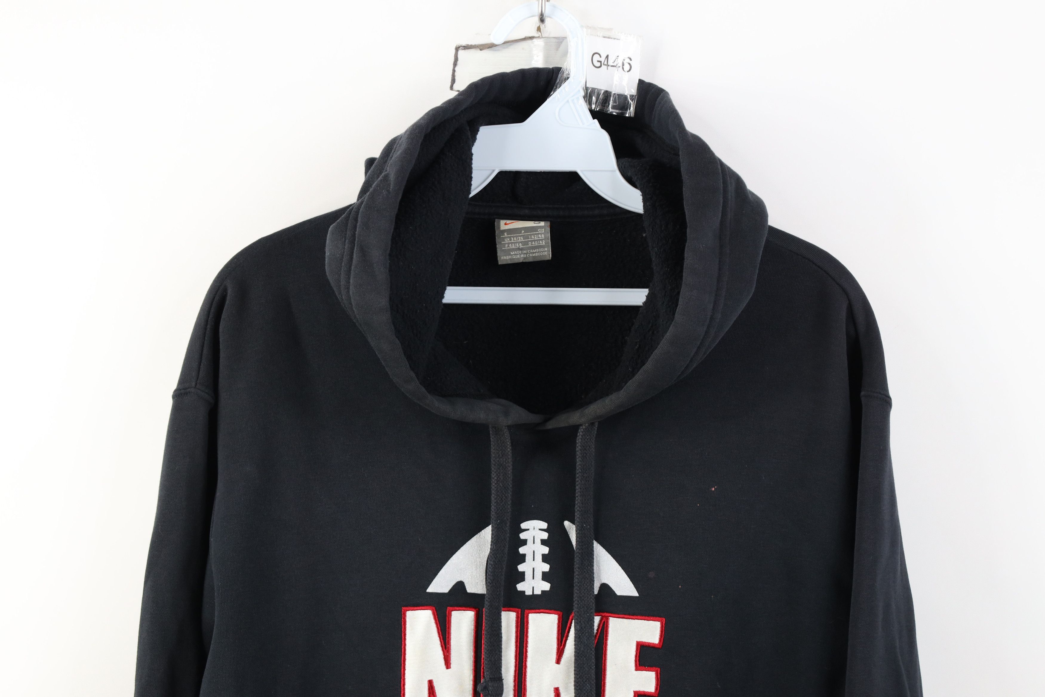 Nike Vintage Y2K Nike Football Travis Scott Center Swoosh Hoodie Size US S / EU 44-46 / 1 - 2 Thumbnail