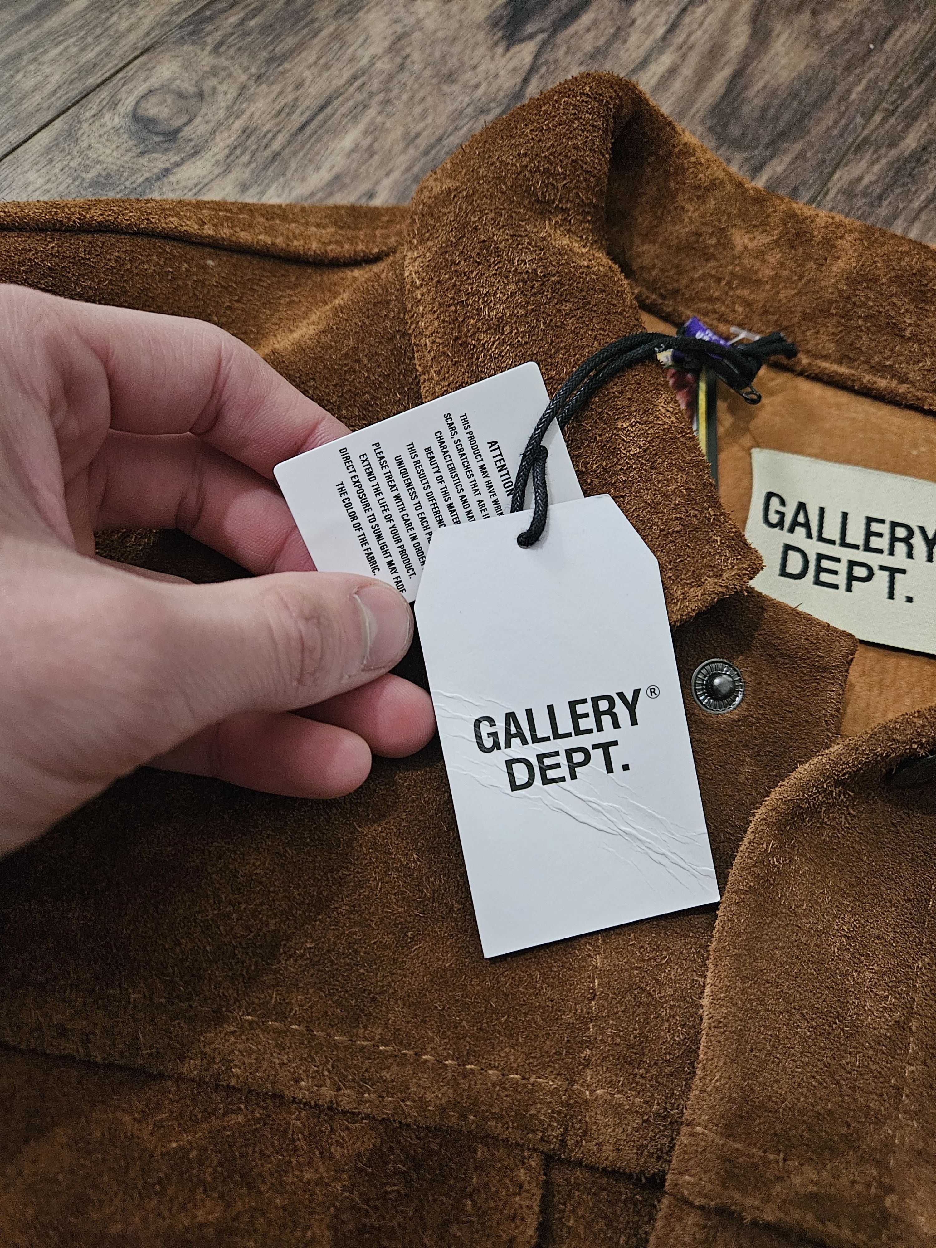 Gallery Dept. Rough Out Andy G Patch Western Beige Leather Jacket Size US S / EU 44-46 / 1 - 13 Thumbnail