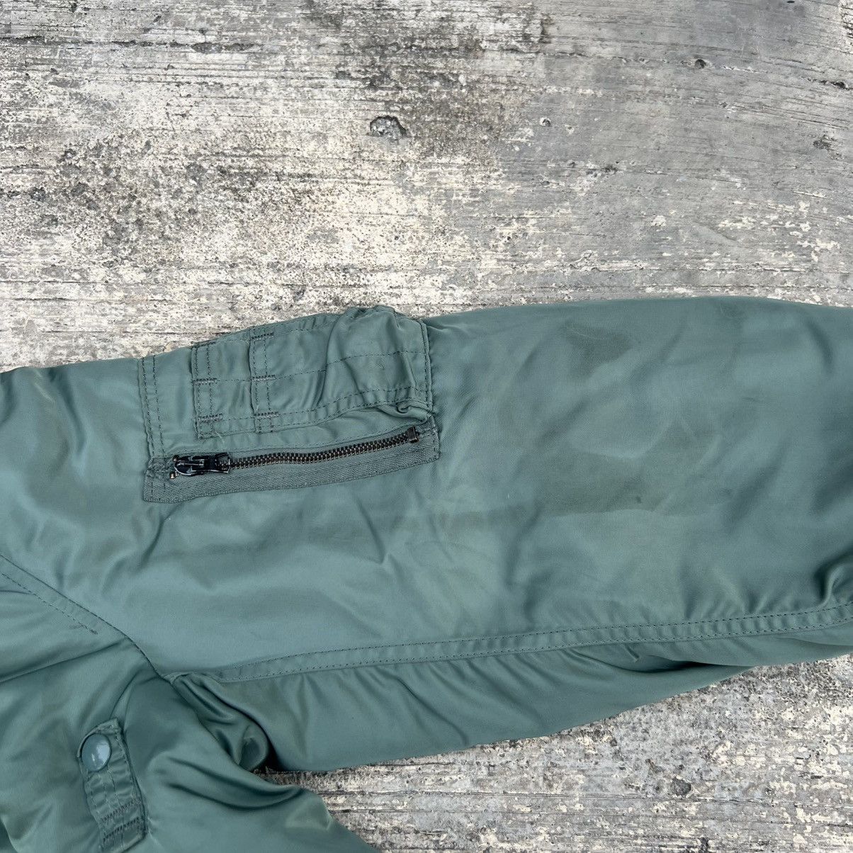 Alpha Industries "VINTAGE" ALPHA INDUSTRIES TRASHED MA-1 BOMBER JACKET Size US M / EU 48-50 / 2 - 22 Thumbnail