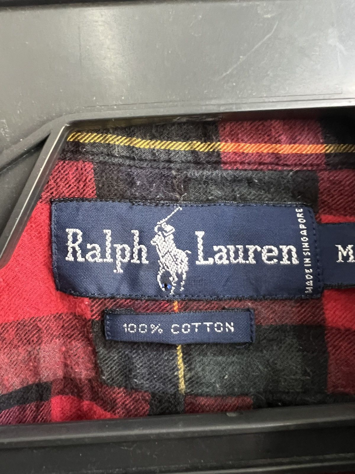 Polo Ralph Lauren Vintage Polo Ralph Lauren Buffalo Plaid Oxford Shirt Jacket Size US L / EU 52-54 / 3 - 6 Thumbnail