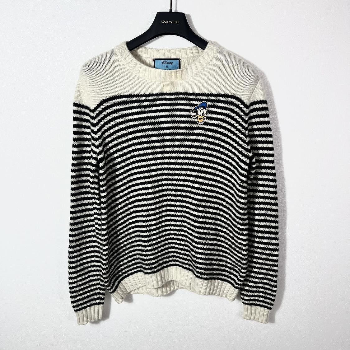 Gucci Gucci x Disney Donald Duck Striped Sweater Size S Size US S / EU 44-46 / 1 - 1 Thumbnail
