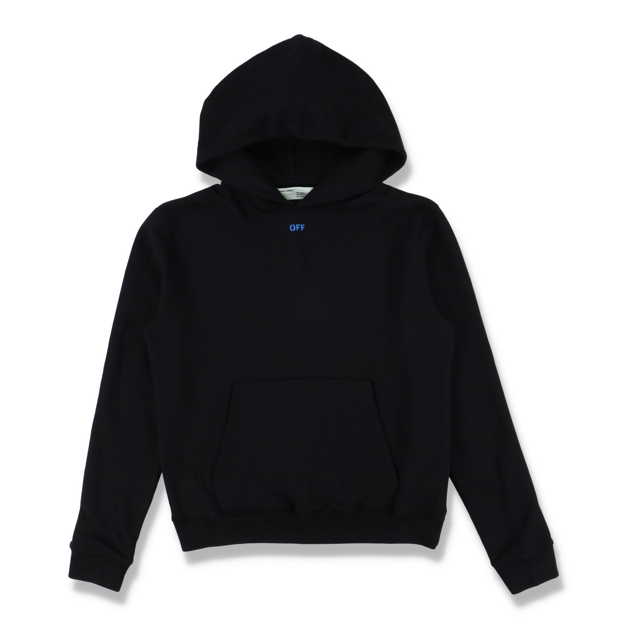 Off-White Black and Blue Checkered Arrows Logo Hoodie Size US XS / EU 42 / 0 - 6 Thumbnail