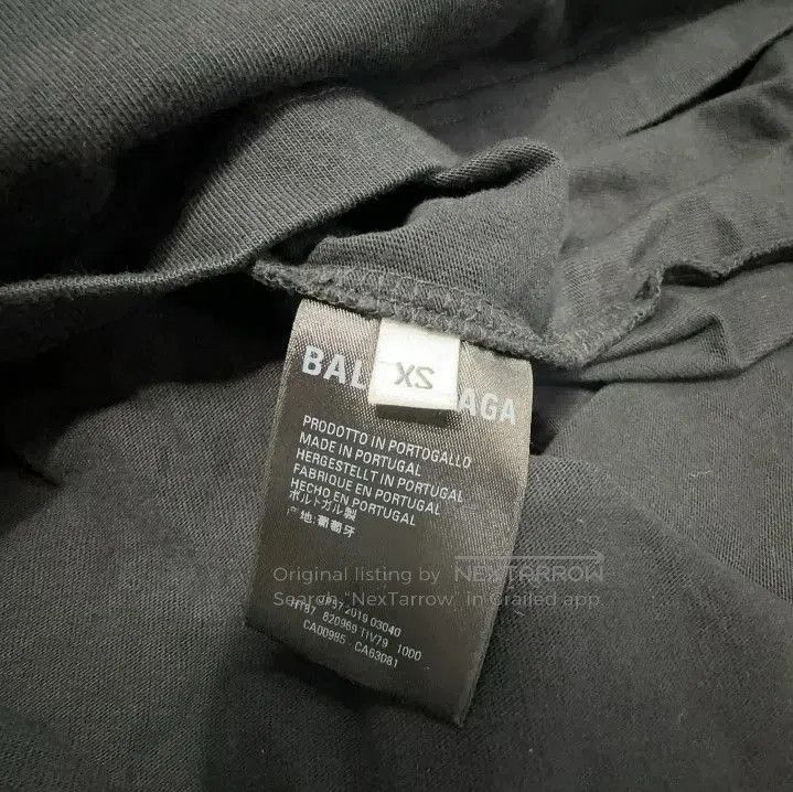 Balenciaga Balenciaga Black Logo Print Oversized T. Size US XS / EU 42 / 0 - 1 Thumbnail