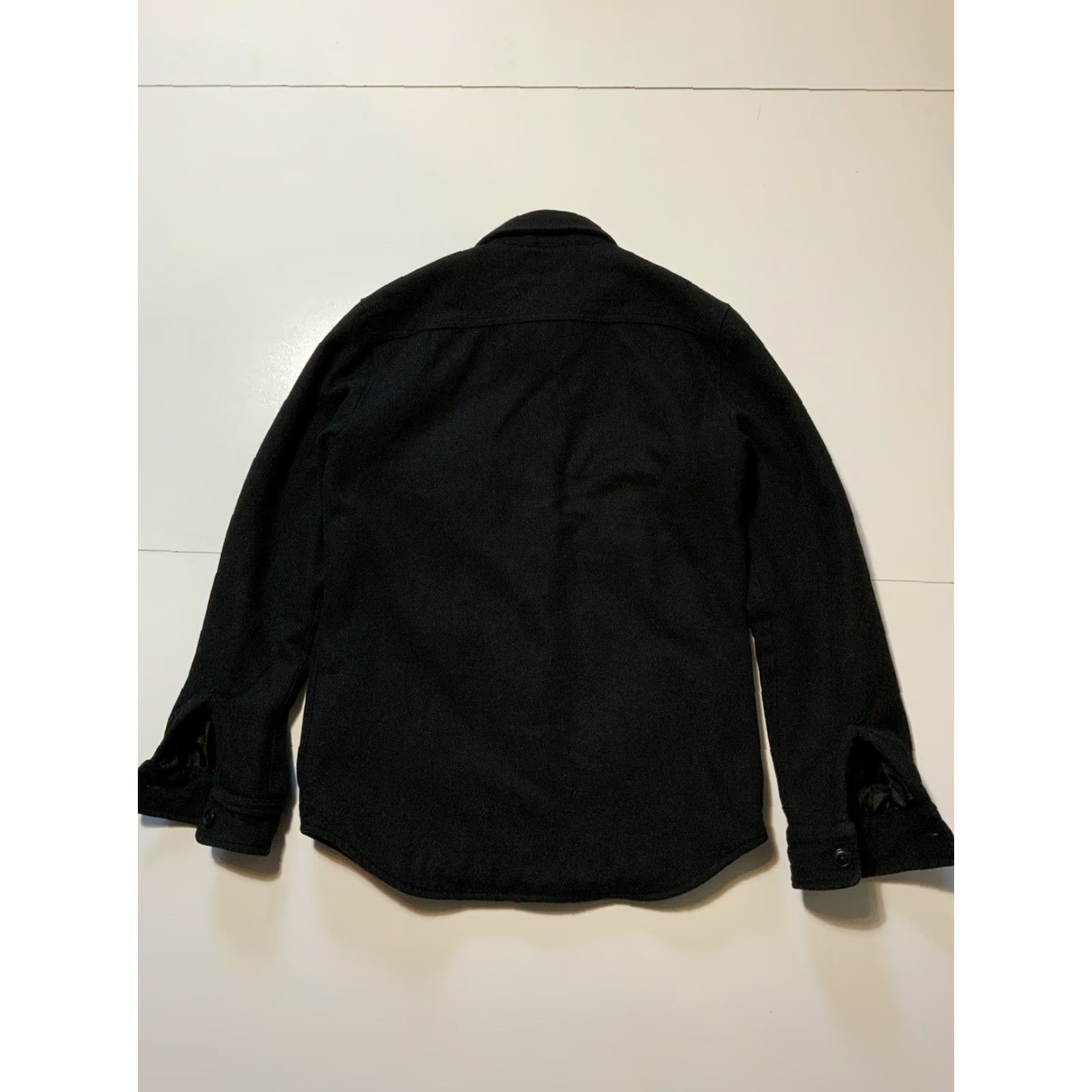 Saturdays NYC Saturdays Surf NYC Black Wool Blend Board Button Shirt Jacket Shacket Overshirt M Men Wool Blend Button Front Shacket Size US M / EU 48-50 / 2 - 2 Thumbnail