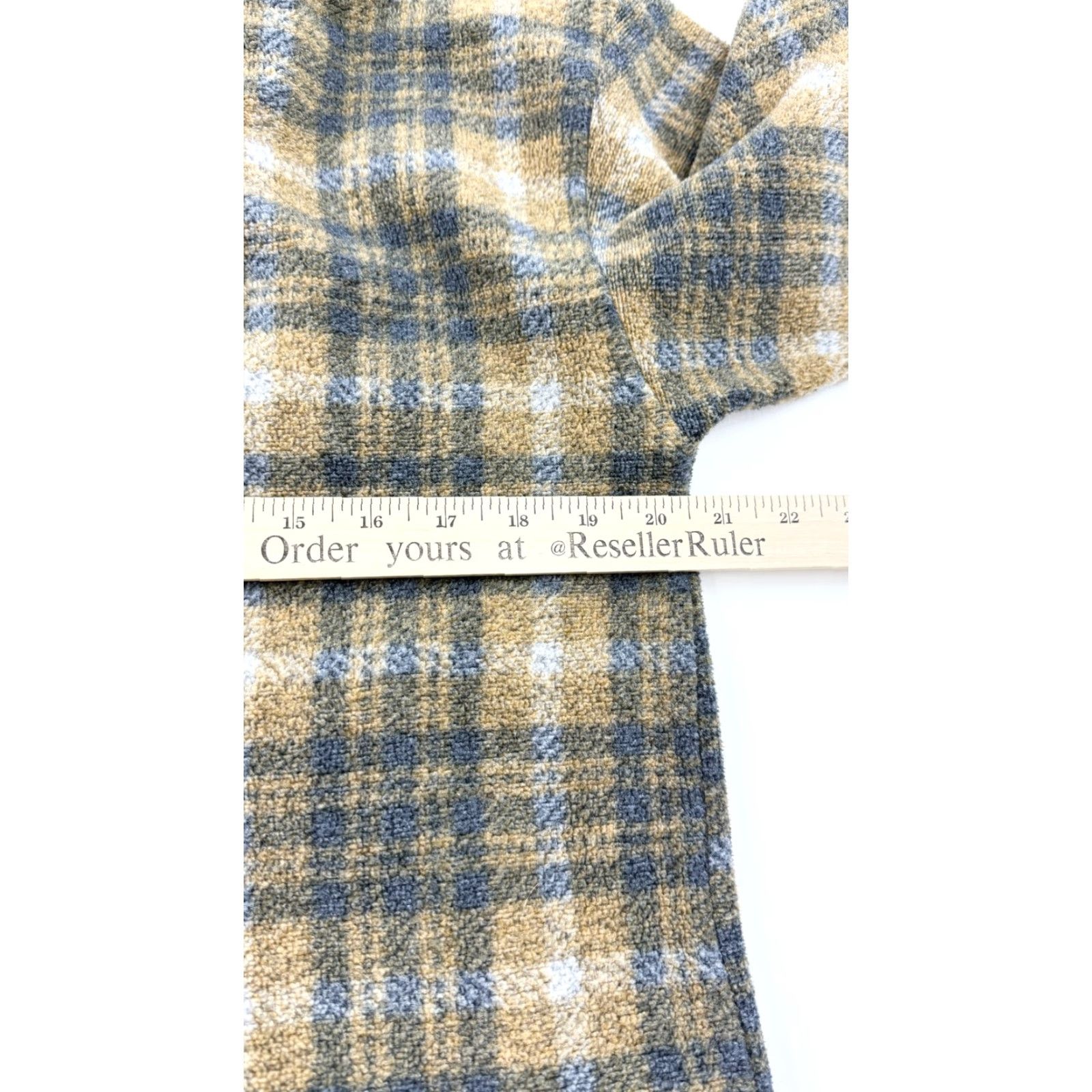Vintage REI Cooperative Pullover Jacket Mens Medium Brown Plaid Sherpa Fleece Outdoors Hiking Travel Workwear Casual Size US M / EU 48-50 / 2 - 8 Thumbnail