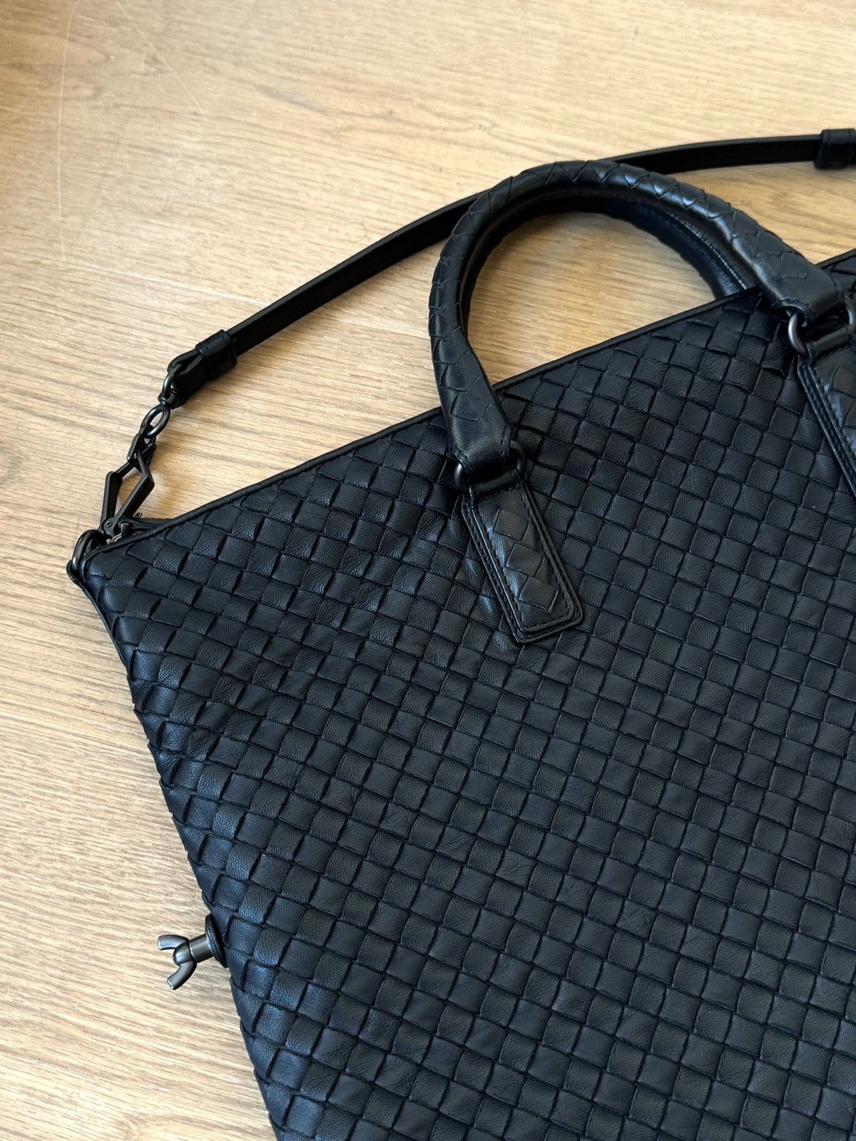 Bottega Veneta BOTTEGA VENETA Convertible Bag Intrecciato Navy Size ONE SIZE - 2 Thumbnail