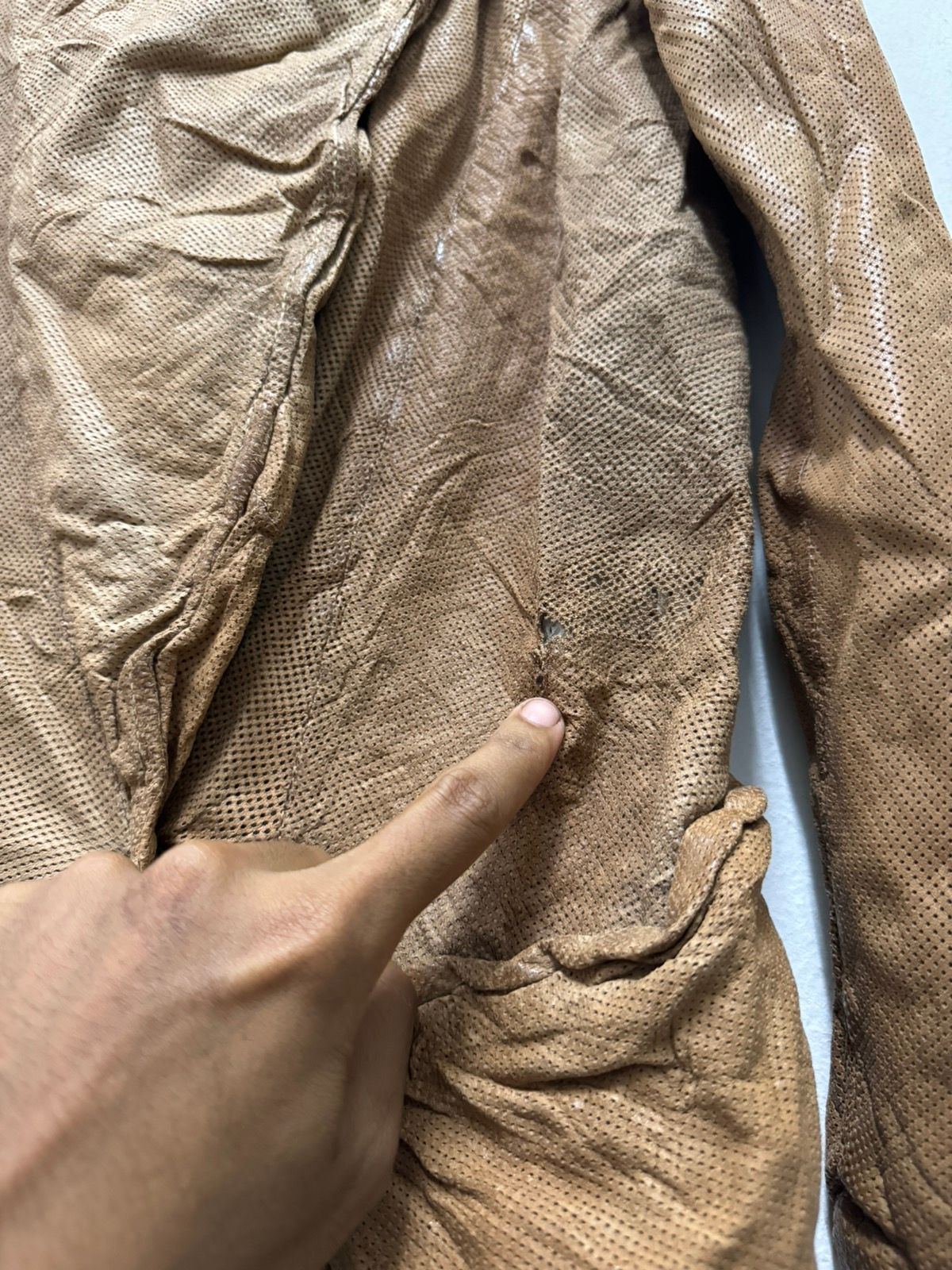 Vintage Giorgio Brato leather jacket Size US XXS / EU 40 - 4 Thumbnail