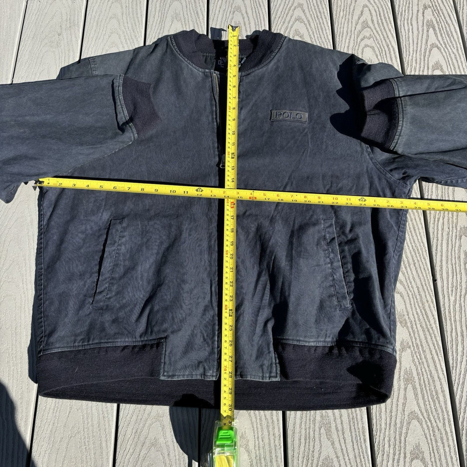Polo Ralph Lauren Vintage Polo Ralph Lauren Twill Bomber Jacket 90s Navy 2XL Size US XXL / EU 58 / 5 - 8 Thumbnail
