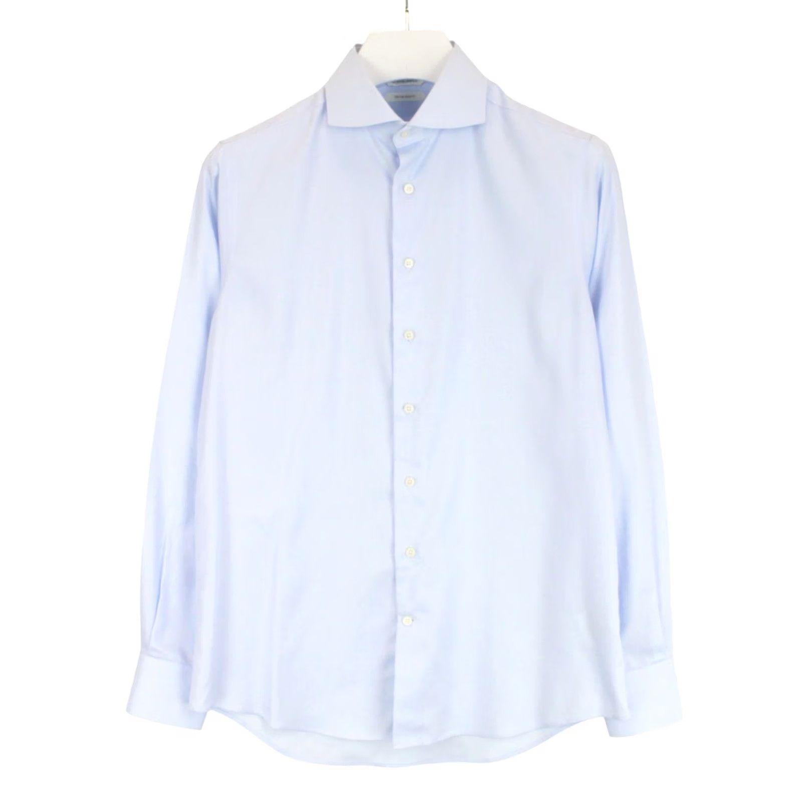 Suitsupply Suitsupply Try On Slim Fit Formal Shirt Men's 40 / 15 3/4 Patterned Blue Shirt Slim Fit Men 40 / 15 3/4 Patterned Blue Size 40R - 2 Thumbnail