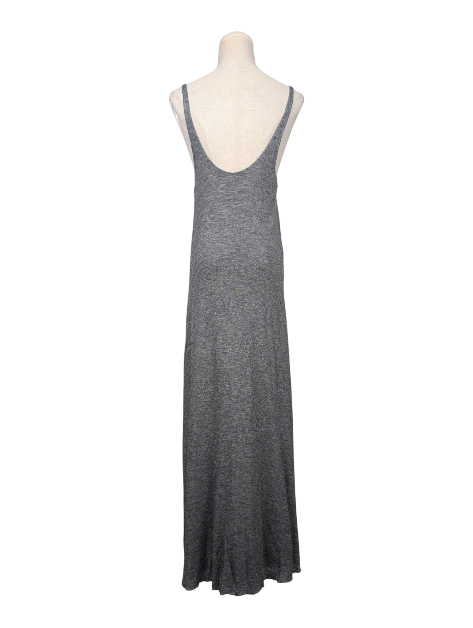 3.1 Phillip Lim Grey Open Neck Wool Flare Dress Size S / US 4 / IT 40 - 2 Thumbnail