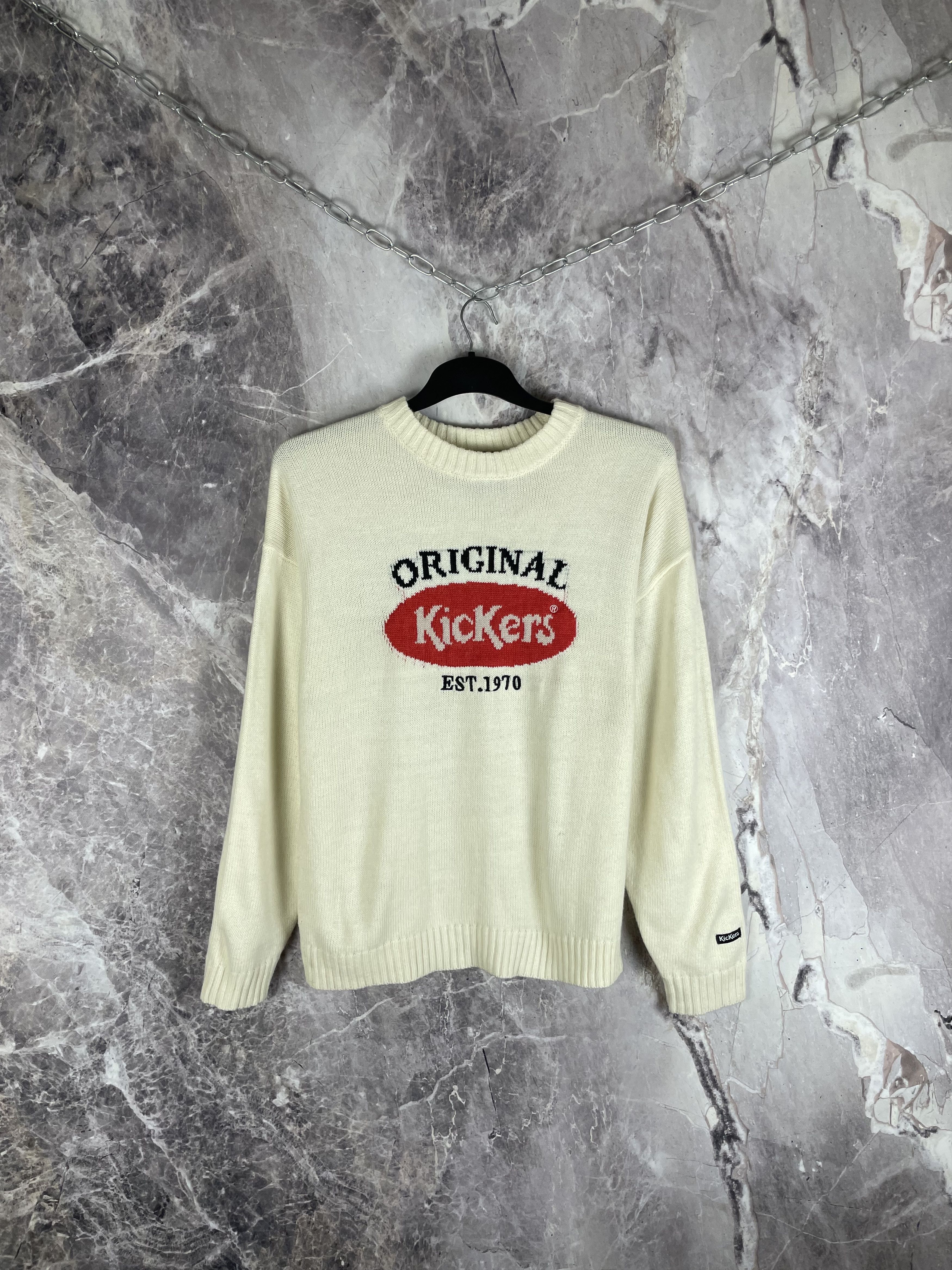 Kickers Kickers Vintage Knitted Sweater Men's M Size US M / EU 48-50 / 2 - 1 Thumbnail