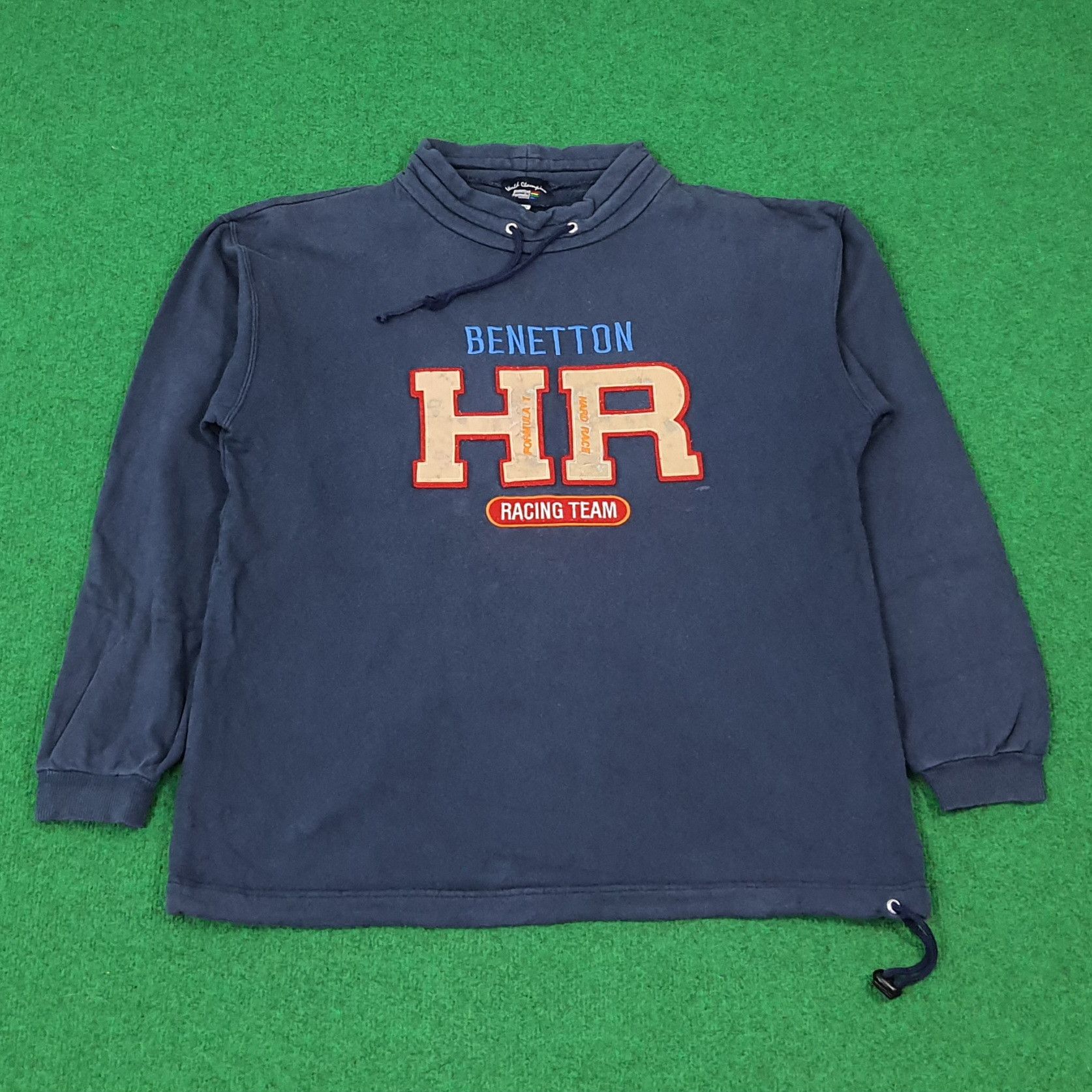 Benetton Vintage Benetton Formula 1 Racing Team Sweatshirt C269N22 Size US M / EU 48-50 / 2 - 1 Thumbnail