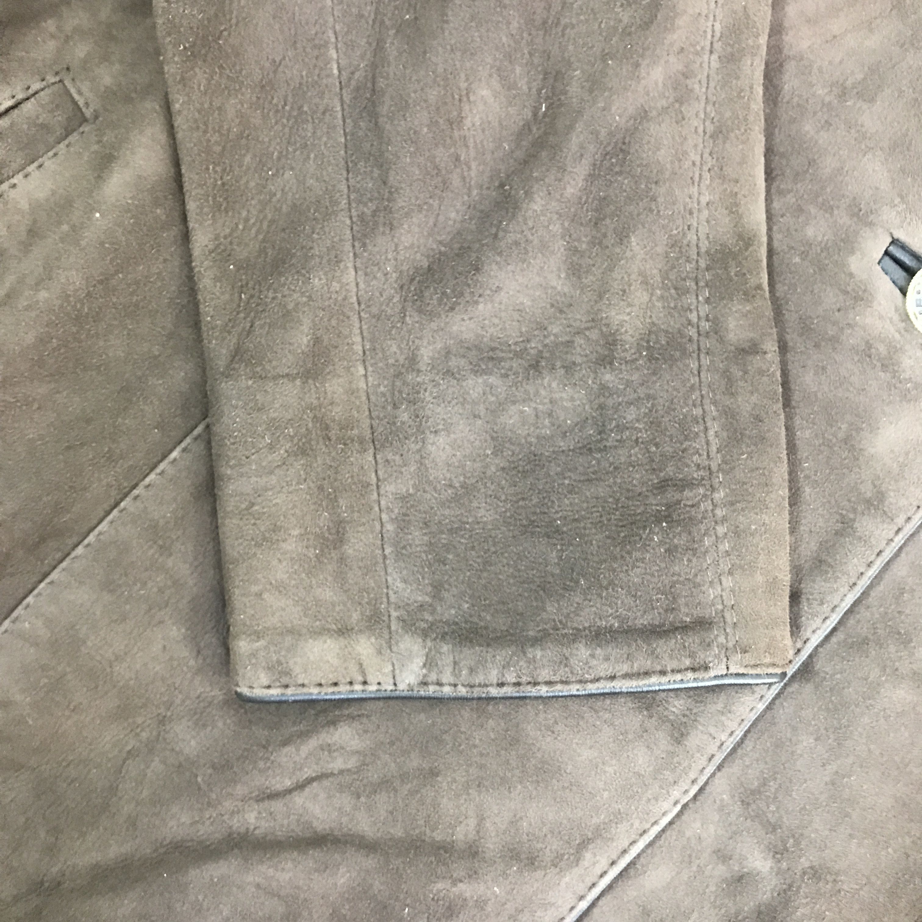 Vintage caroline moore leather button jacket K114B21 Size US L / EU 52-54 / 3 - 7 Thumbnail