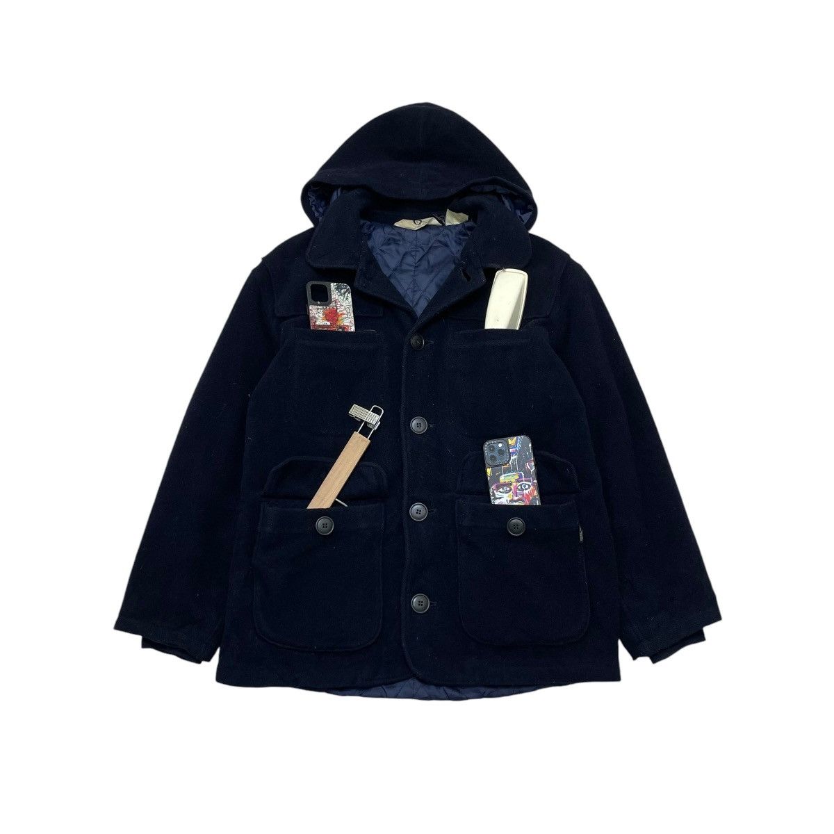 Cav Empt 🔥Vintage 90s Goodenough Wool Detachable Hooded Size US M / EU 48-50 / 2 - 1 Thumbnail