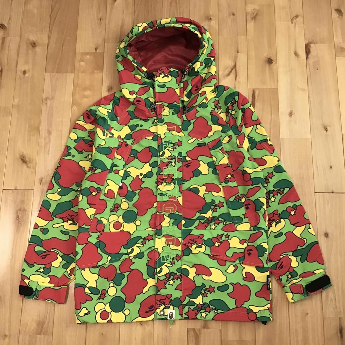 Bape BAPE Psyche camo hoodie snowboard jacket STA camo star APE Grailed