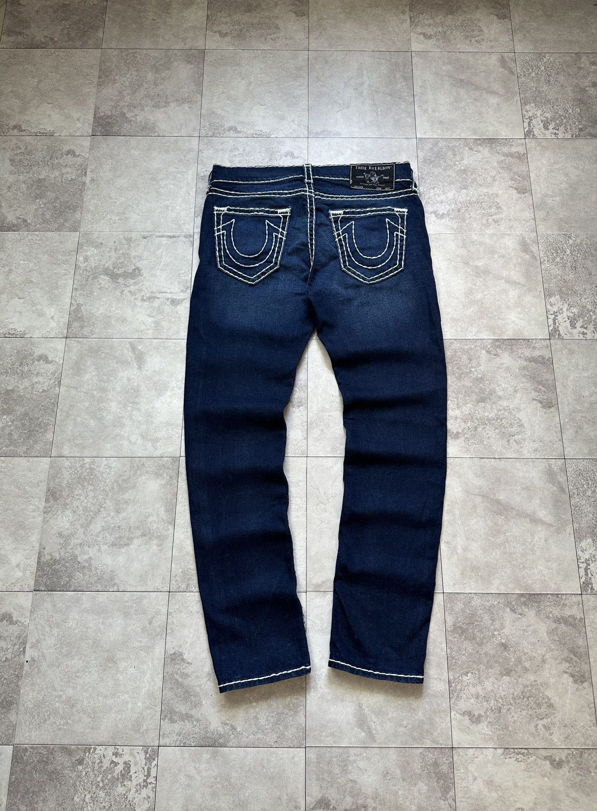 True Religion × Vintage Vintage True Religion Denim Rocco Relaxed Skinny Jeans Sz 34 Size US 34 / EU 50 - 6 Thumbnail