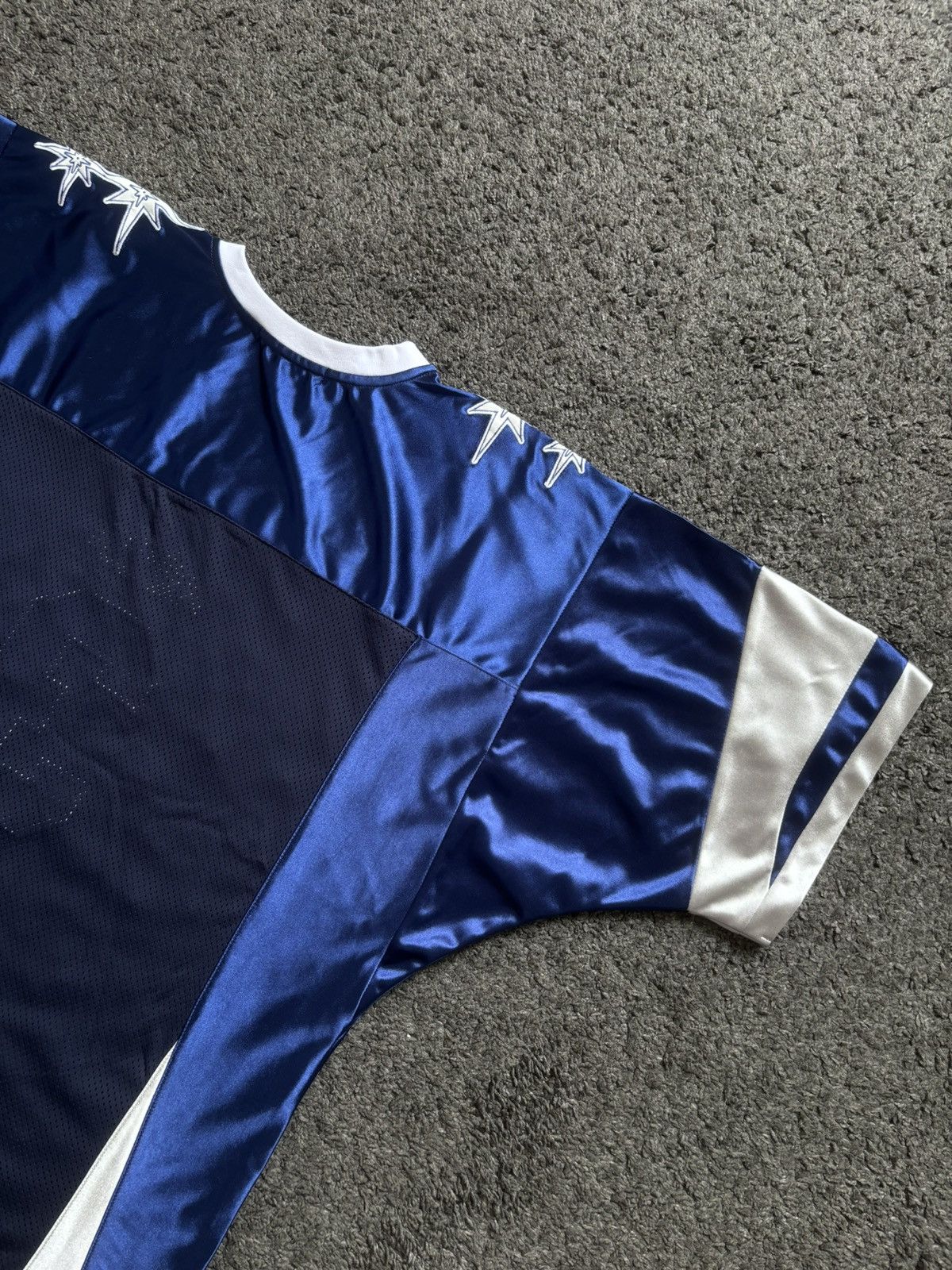NFL × Vintage Vintage unisex American football satin number 3 blue jersey Size US XL / EU 56 / 4 - 14 Thumbnail