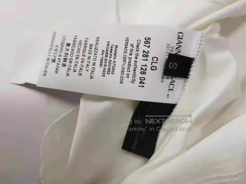 Versace Versace Men's embroidered t-shirt Size US S / EU 44-46 / 1 - 4 Thumbnail