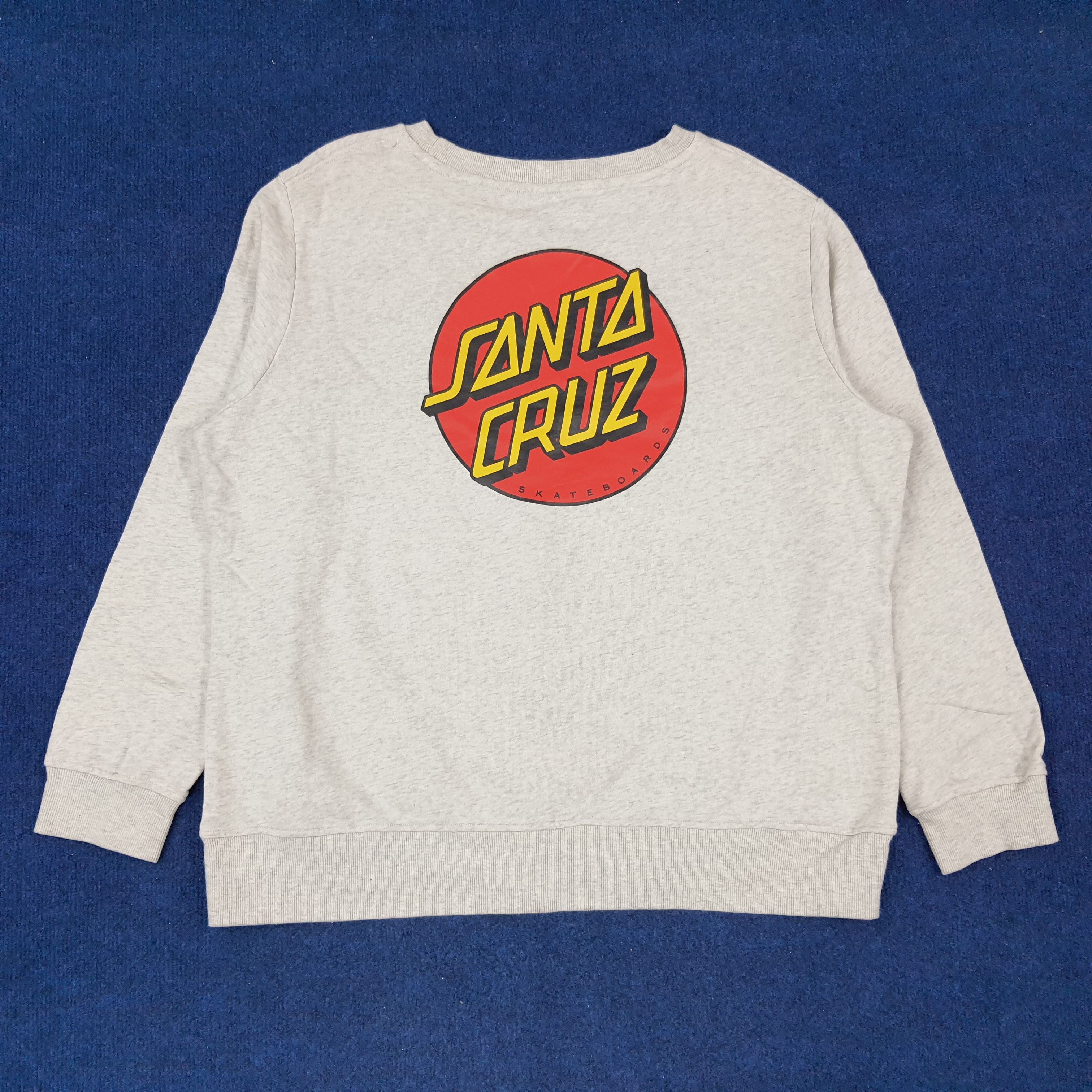 Santa Cruz Skateboards × Vintage Vintage Santa Cruz Skateboards Sweatshirt C221N15 Size US XL / EU 56 / 4 - 1 Thumbnail