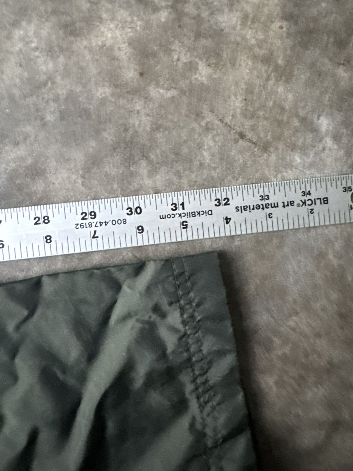Nike × Vintage Vintage 90’s/Y2K Forest Green Track Pants Nylon Drill Size US 30 / EU 46 - 7 Thumbnail