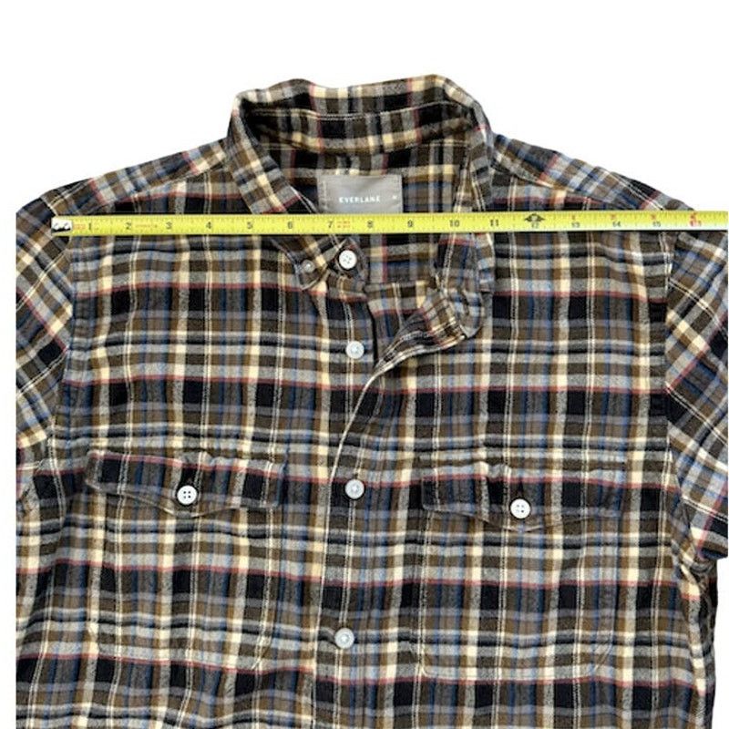 Everlane Everlane Plaid Button Down Preppy Casual Flannel Shirt Size US M / EU 48-50 / 2 - 7 Thumbnail