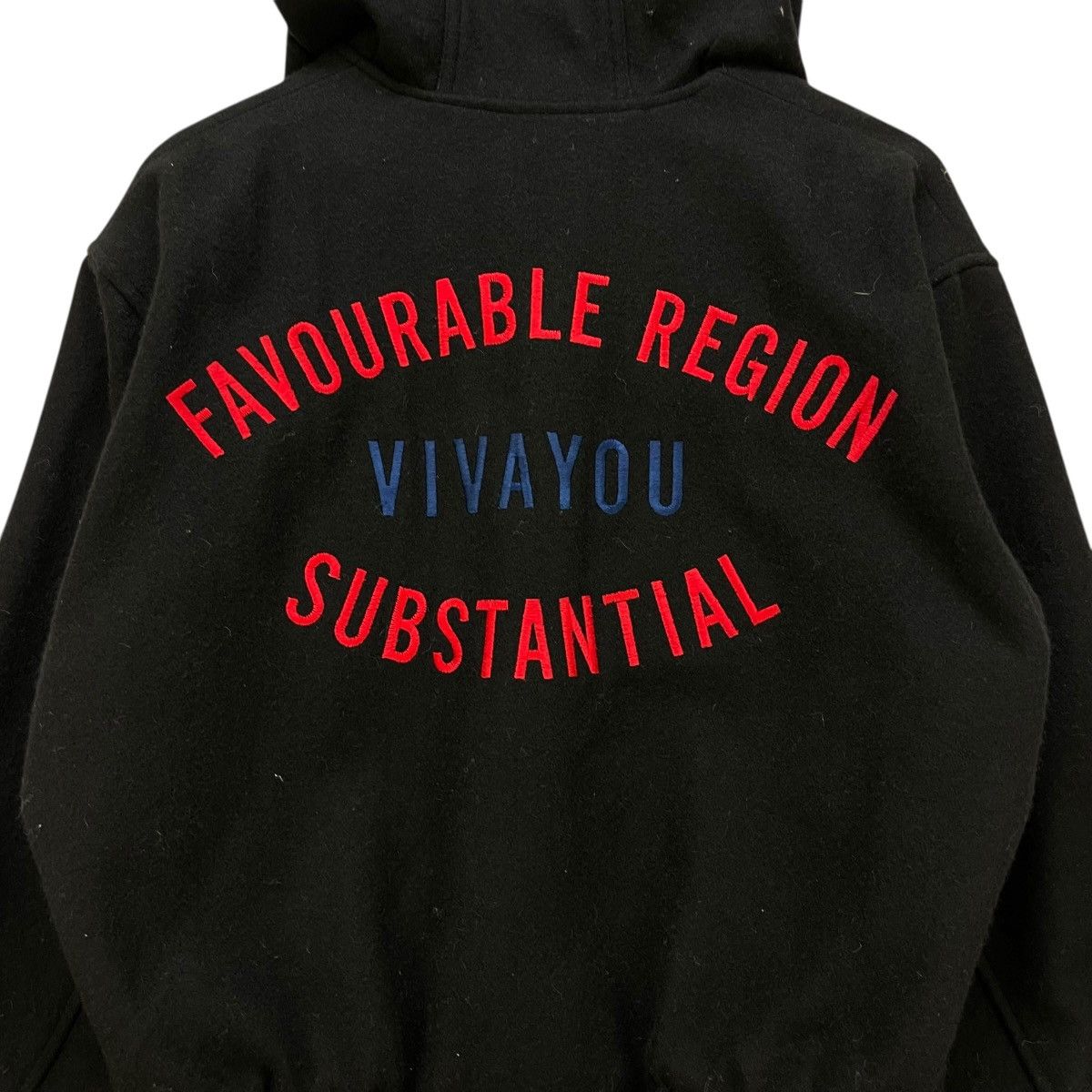 45rpm 💥Vivayou Embroidery Logo Bomber Zip Up Hooded Jacket Size US M / EU 48-50 / 2 - 3 Thumbnail