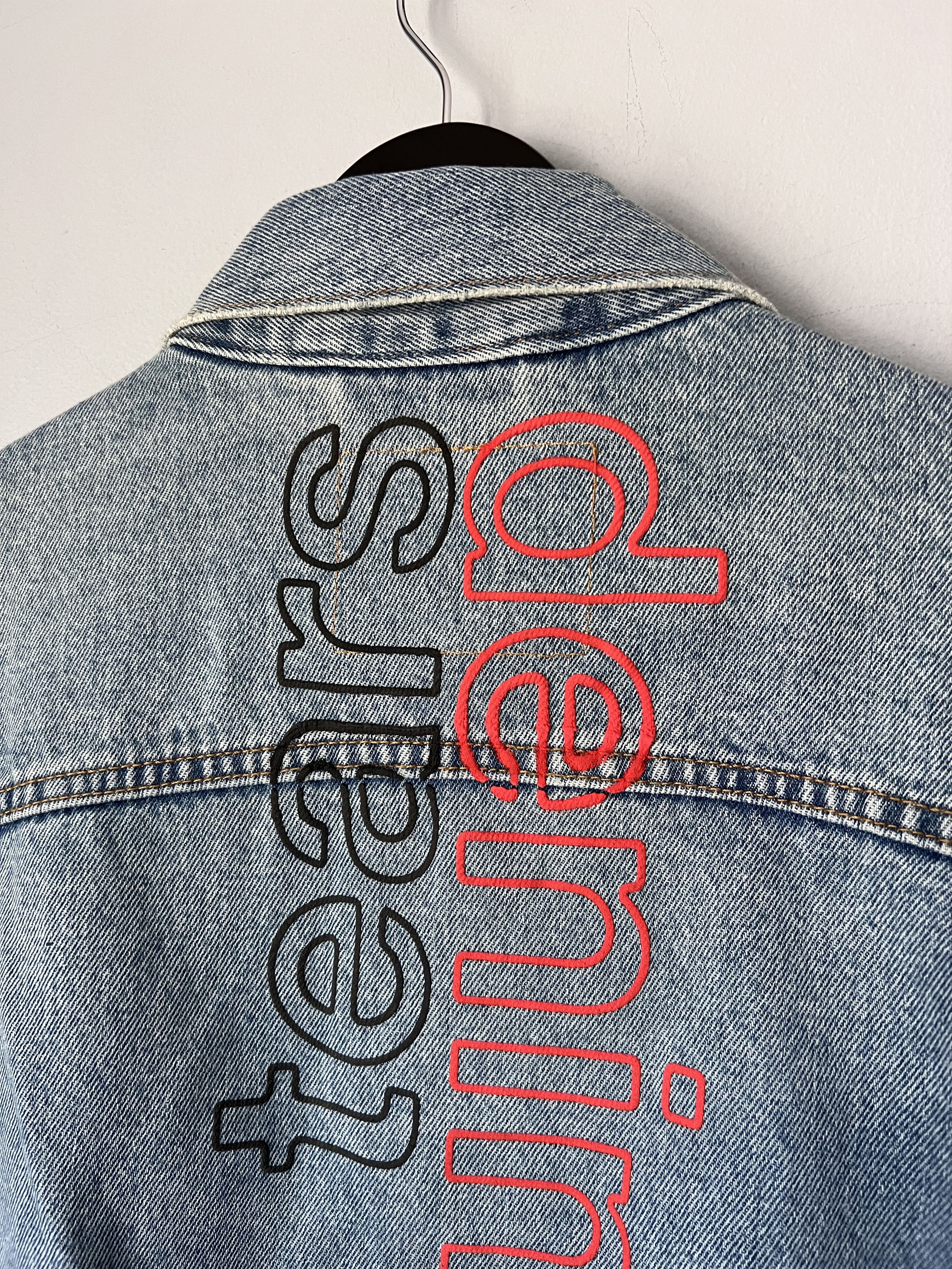 Cactus Plant Flea Market × DENIM TEARS × Levi's Denim Tears CPFM Levi's 4th of July Denim Jacket Size US XL / EU 56 / 4 - 7 Thumbnail