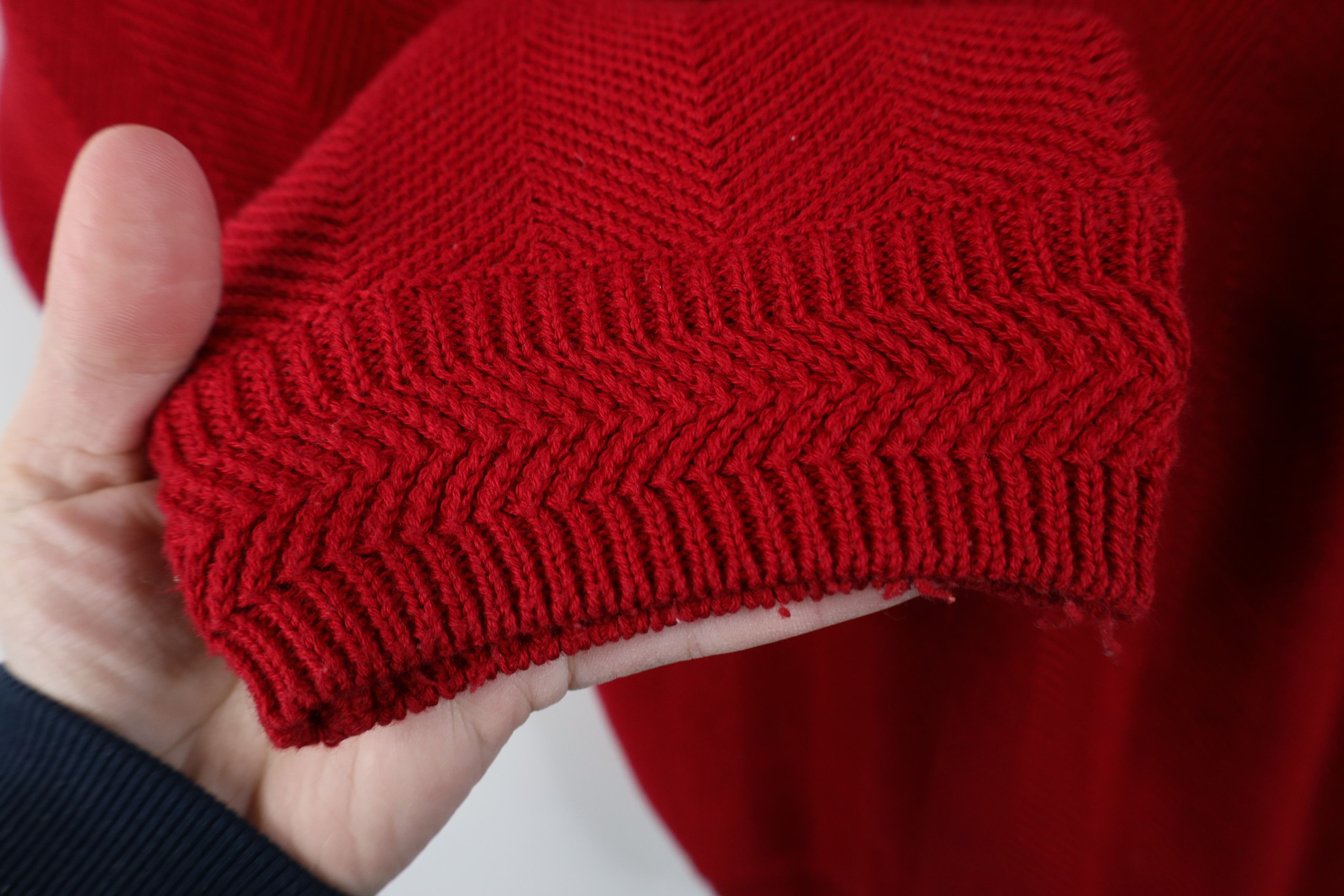 Ralph Lauren Vintage 90s Chaps Ralph Lauren Herringbone Knit Sweater Size US M / EU 48-50 / 2 - 7 Thumbnail