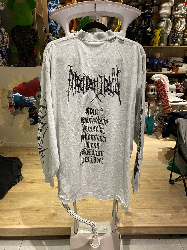 Balenciaga Balenciaga Thorn letter long-sleeve Size US S / EU 44-46 / 1 - 1 Thumbnail