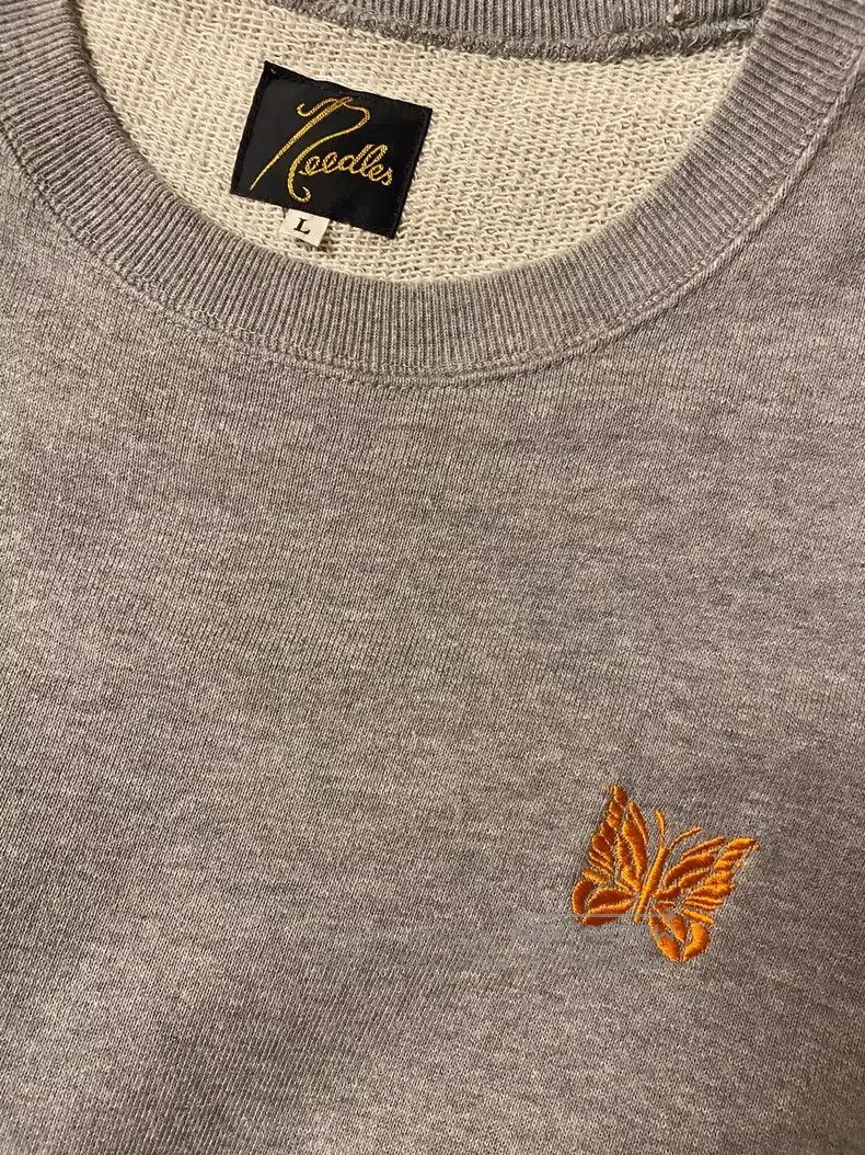 Needles Needles Pullover sweatshirt made in Japan grey Size US L / EU 52-54 / 3 - 1 Thumbnail