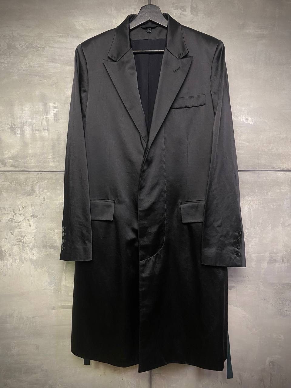 Ann Demeulemeester FW15 Silk Coat With Straps Sample Runway S-M Size US S / EU 44-46 / 1 - 1 Thumbnail