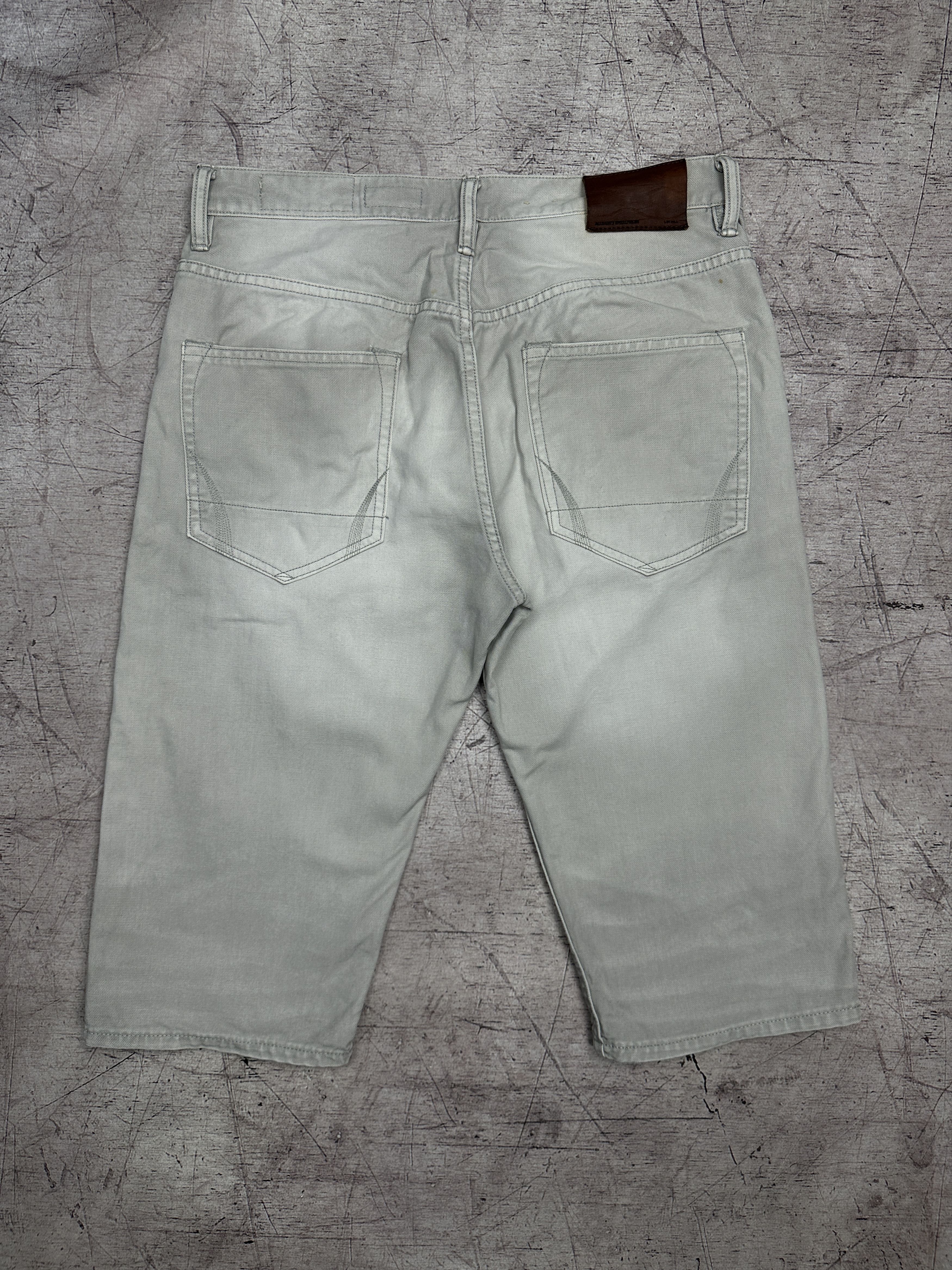 Allsaints Allsaints Mens Asahi Damascus Denim Shorts Size US 30 / EU 46 - 5 Thumbnail