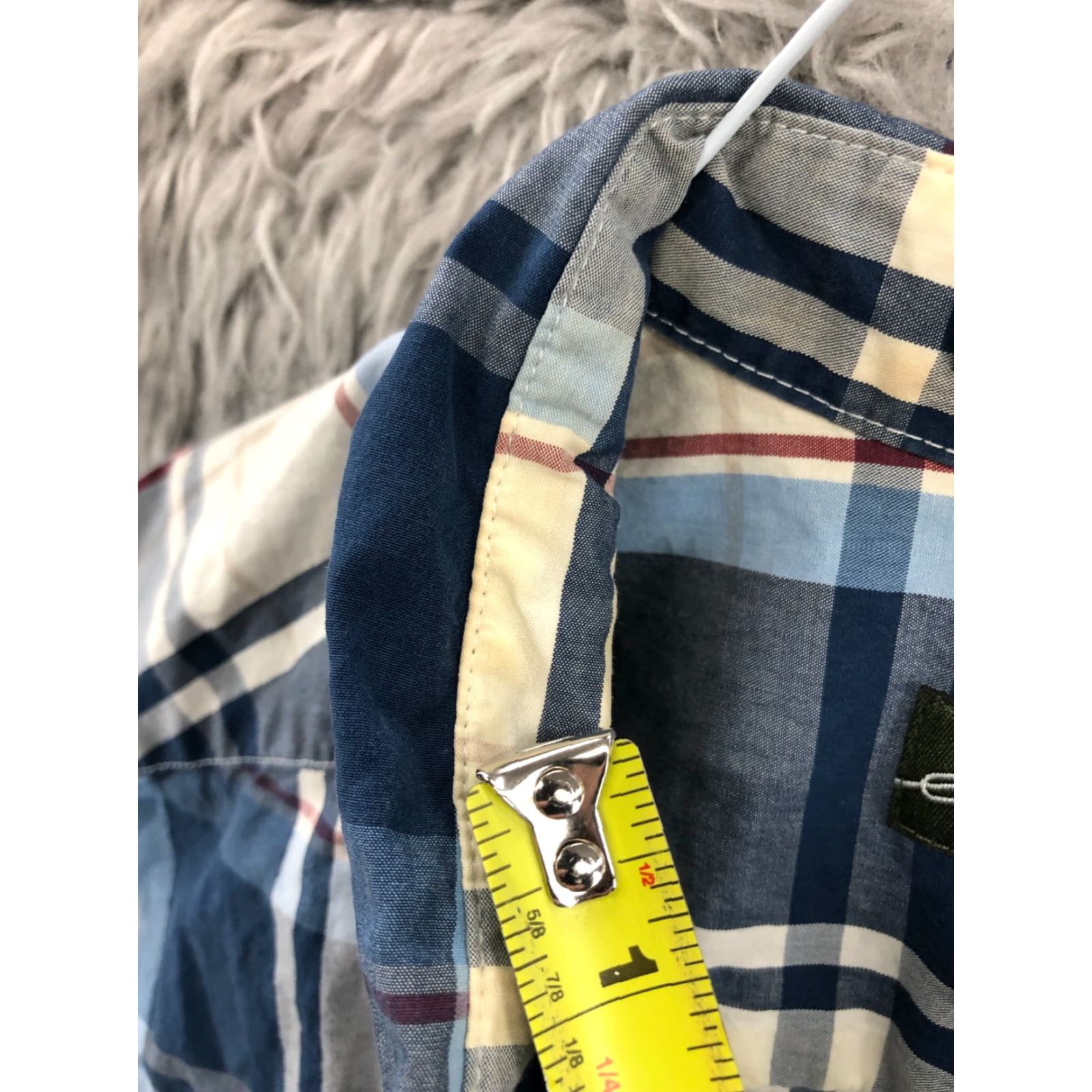 Eddie Bauer VINTAGE is not applicable; Eddie Bauer Legend Wash Classic Fit Shirt 2XL Mens Short Sleeve Blue Size US XXL / EU 58 / 5 - 7 Thumbnail