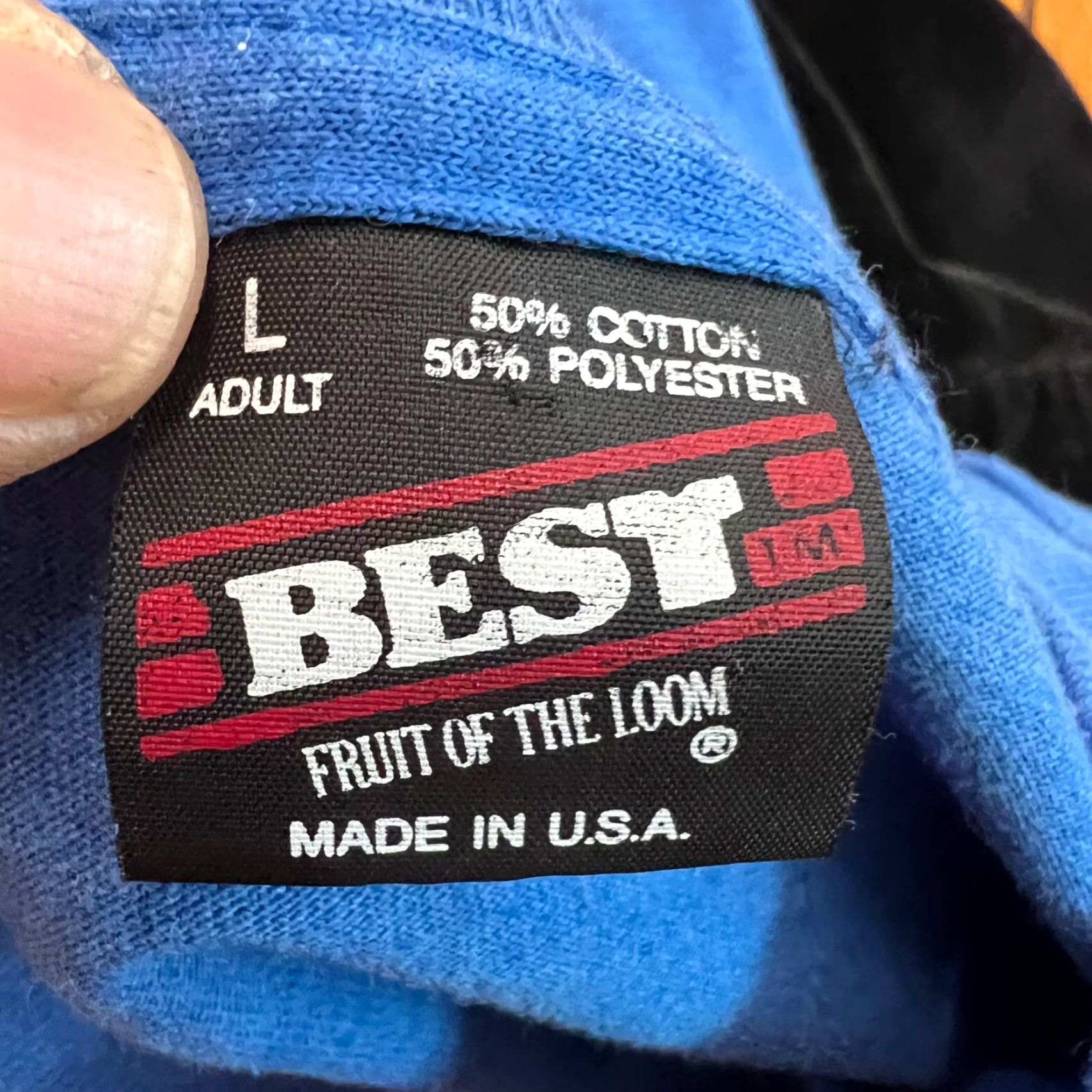 Fruit Of The Loom VINTAGE Greater Rochester Mustangs & Fords Fruit Of The Loom Mens Blue T Shirt Size L Size US L / EU 52-54 / 3 - 4 Thumbnail
