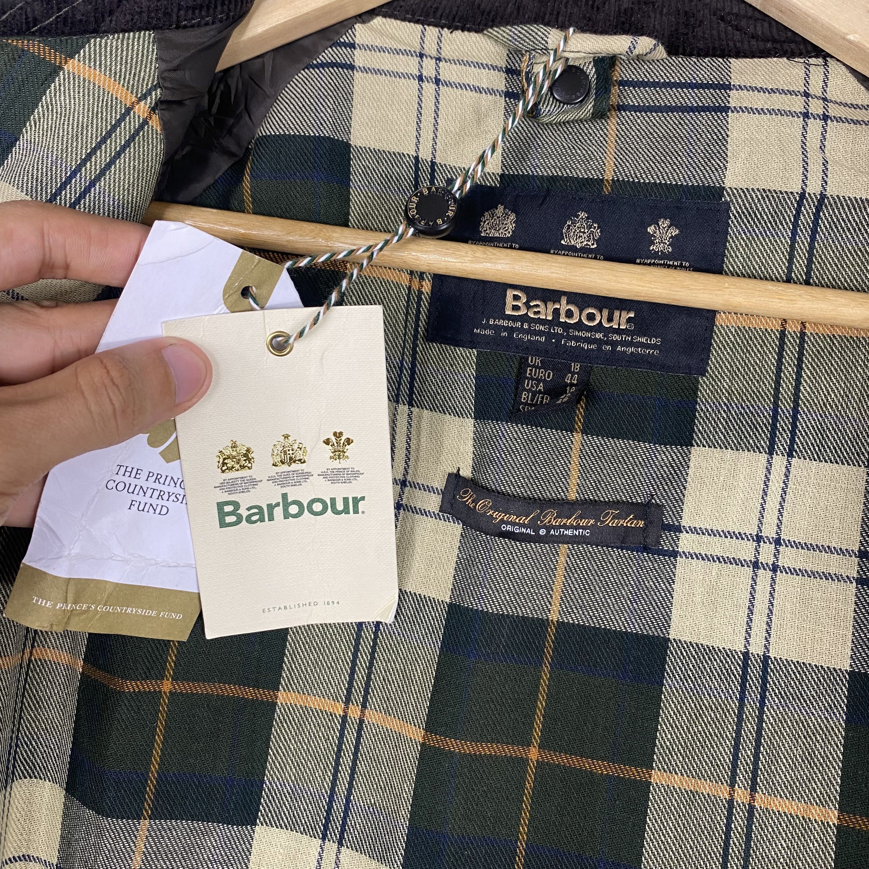 Barbour 💥 VINTAGE BARBOUR OLIVE BEDALE WAXED JACKET Size US L / EU 52-54 / 3 - 13 Thumbnail