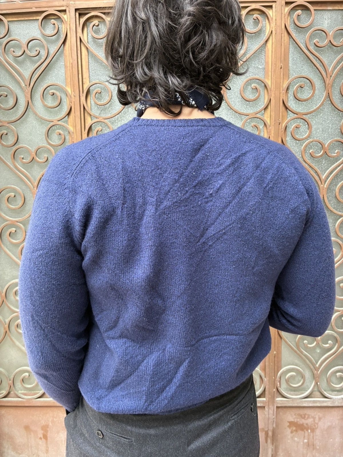 Ermenegildo Zegna ERMENEGILDO ZEGNA PURE WOOL VNECK KNITTED JUMPER Size US L / EU 52-54 / 3 - 10 Thumbnail