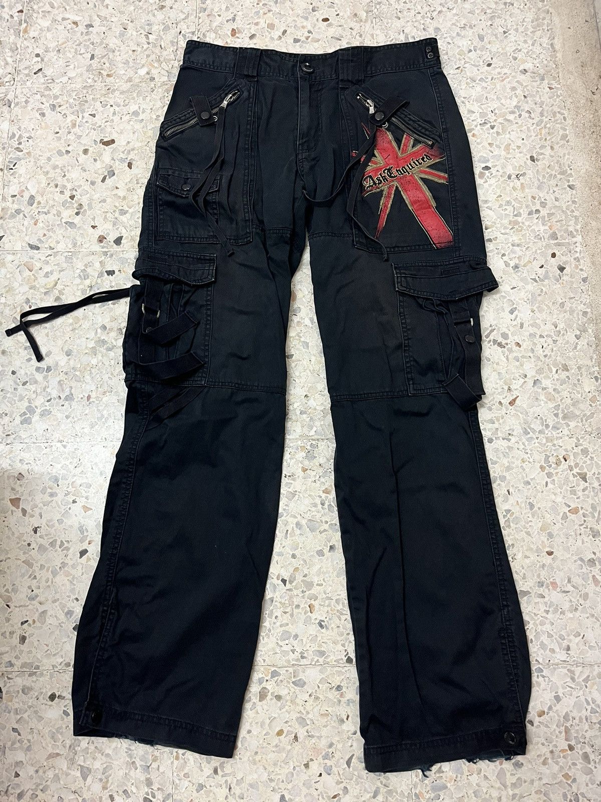 Vintage Japanese brand ask enquired cargo bondage design