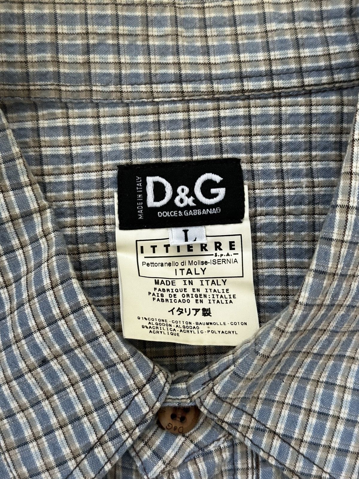 Dolce & Gabbana Vintage Dolce & Gabbana SS Button Up Shirt Size US XS / EU 42 / 0 - 2 Thumbnail