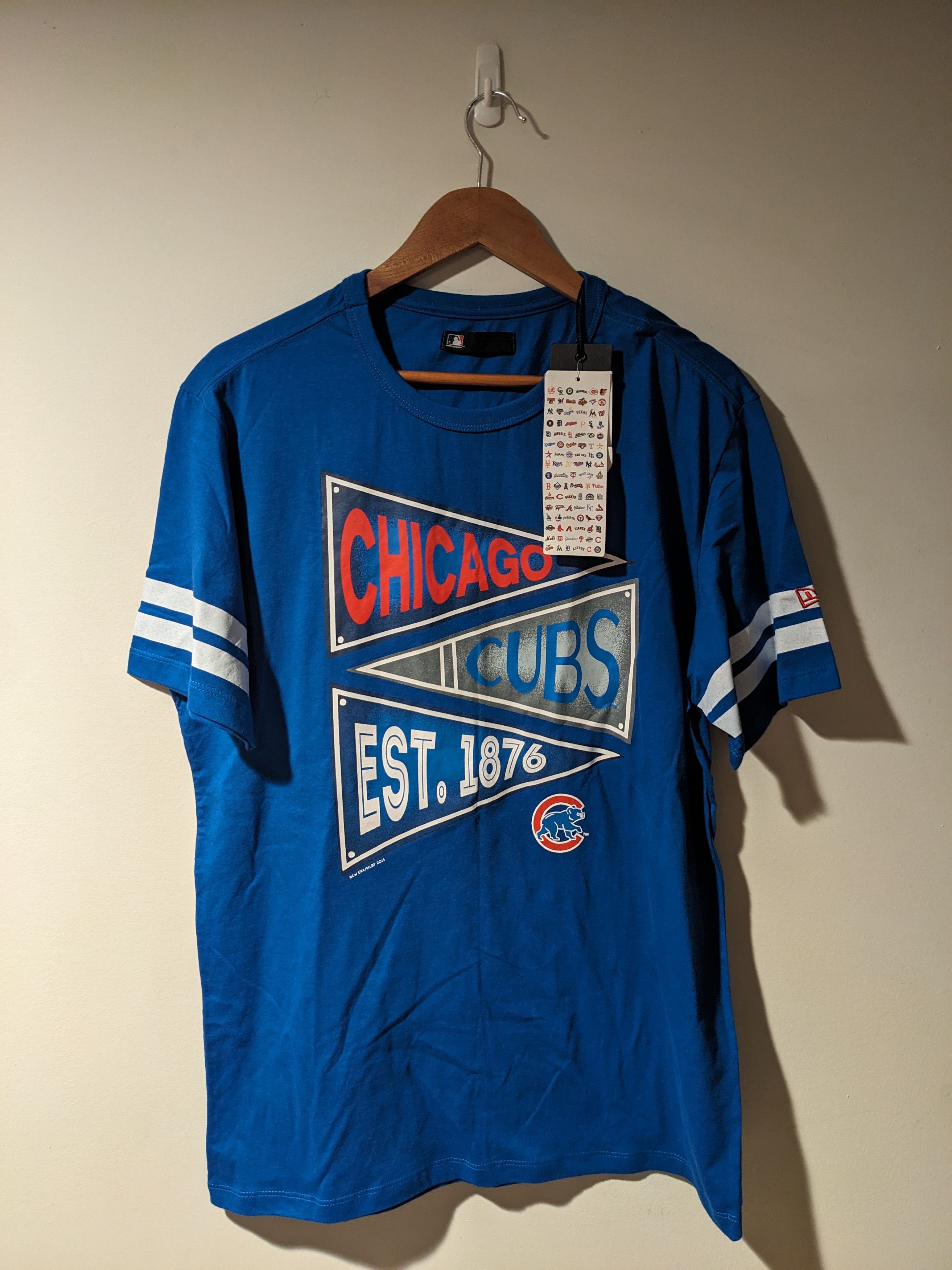 MLB Vintage 2015 Chicago Cubs MLB Baseball Sports Large T-Shirt Size US L / EU 52-54 / 3 - 1 Thumbnail