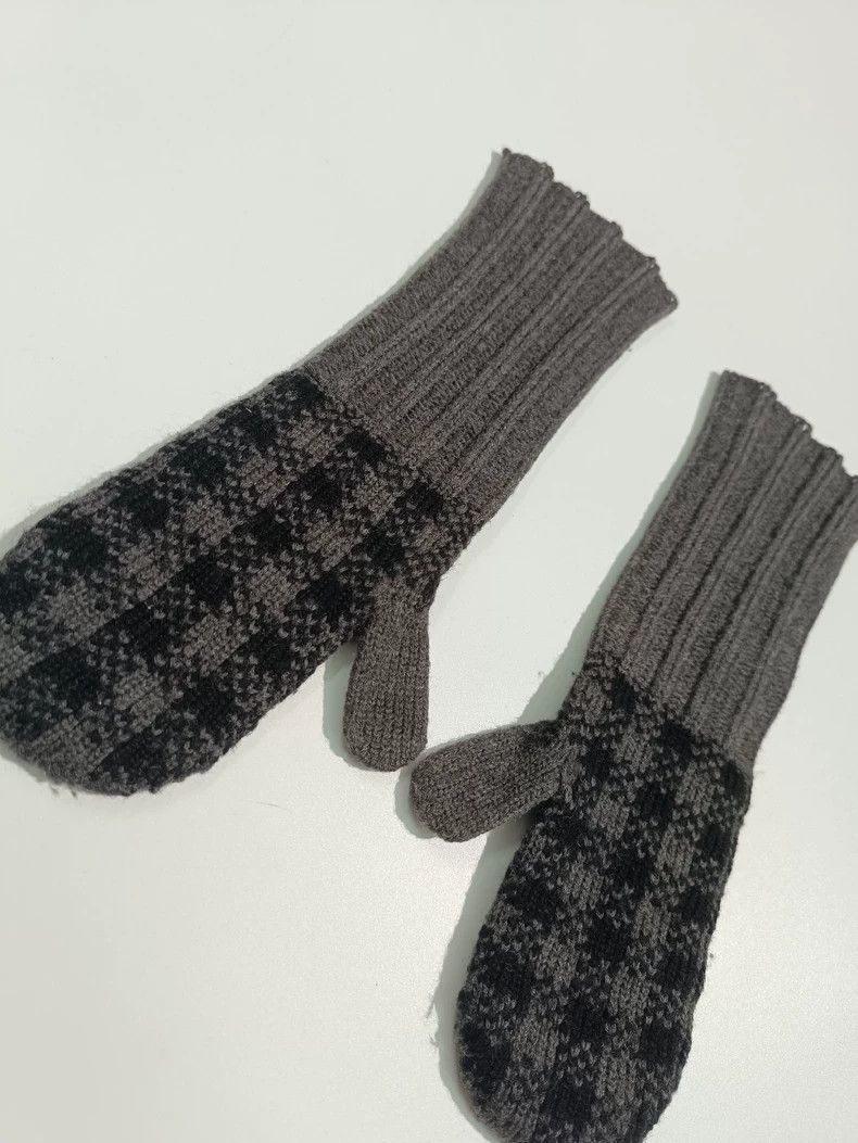 Y's Y's Long Finger-less Wool Gloves Size ONE SIZE - 2 Thumbnail